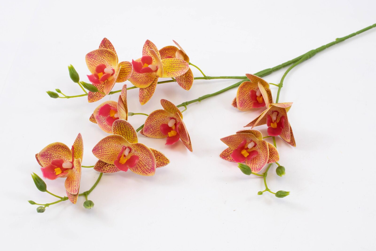 flori-artificiale-orhidee-3-crengute-galben-pestrit