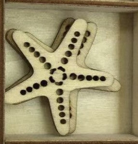 ornament-lemn-natur-stea-de-mare-6set