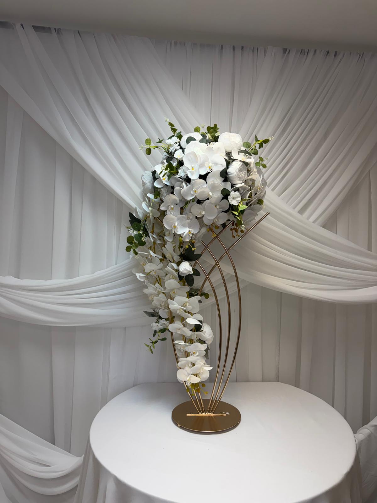 Suport Aranjamente Florale Metal Auriu 90cm