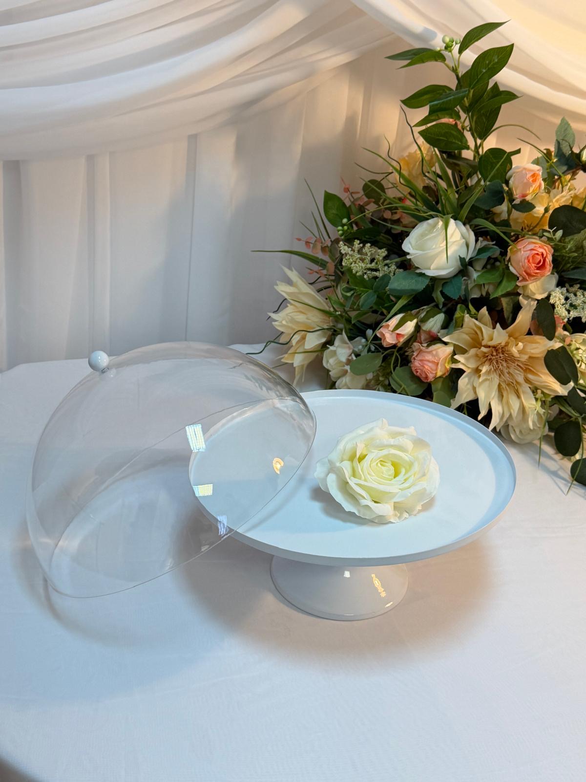 Platou Prajituri Cu Capac Acril