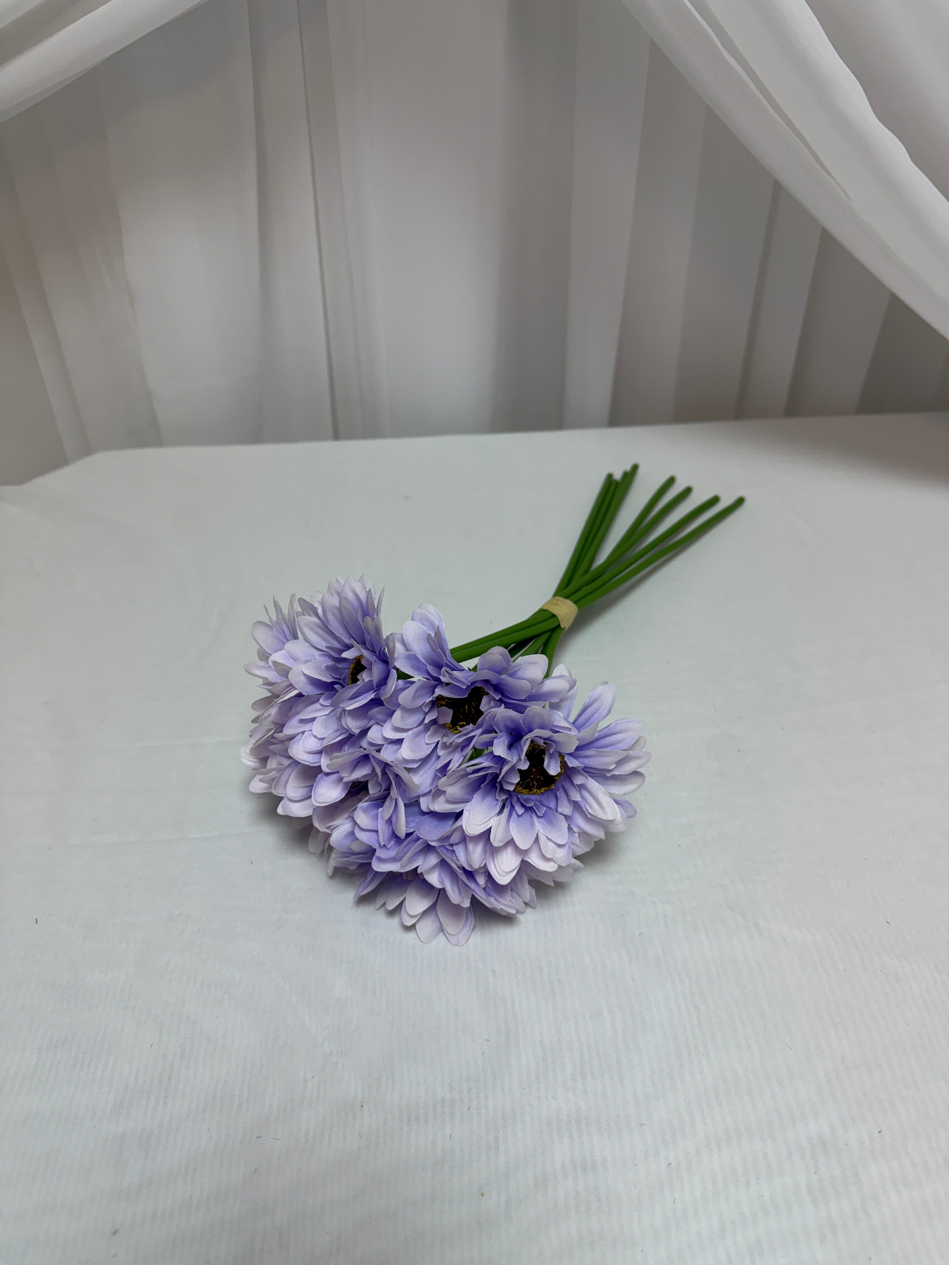 Gerbera Textil Buchet Legat 8 Fire