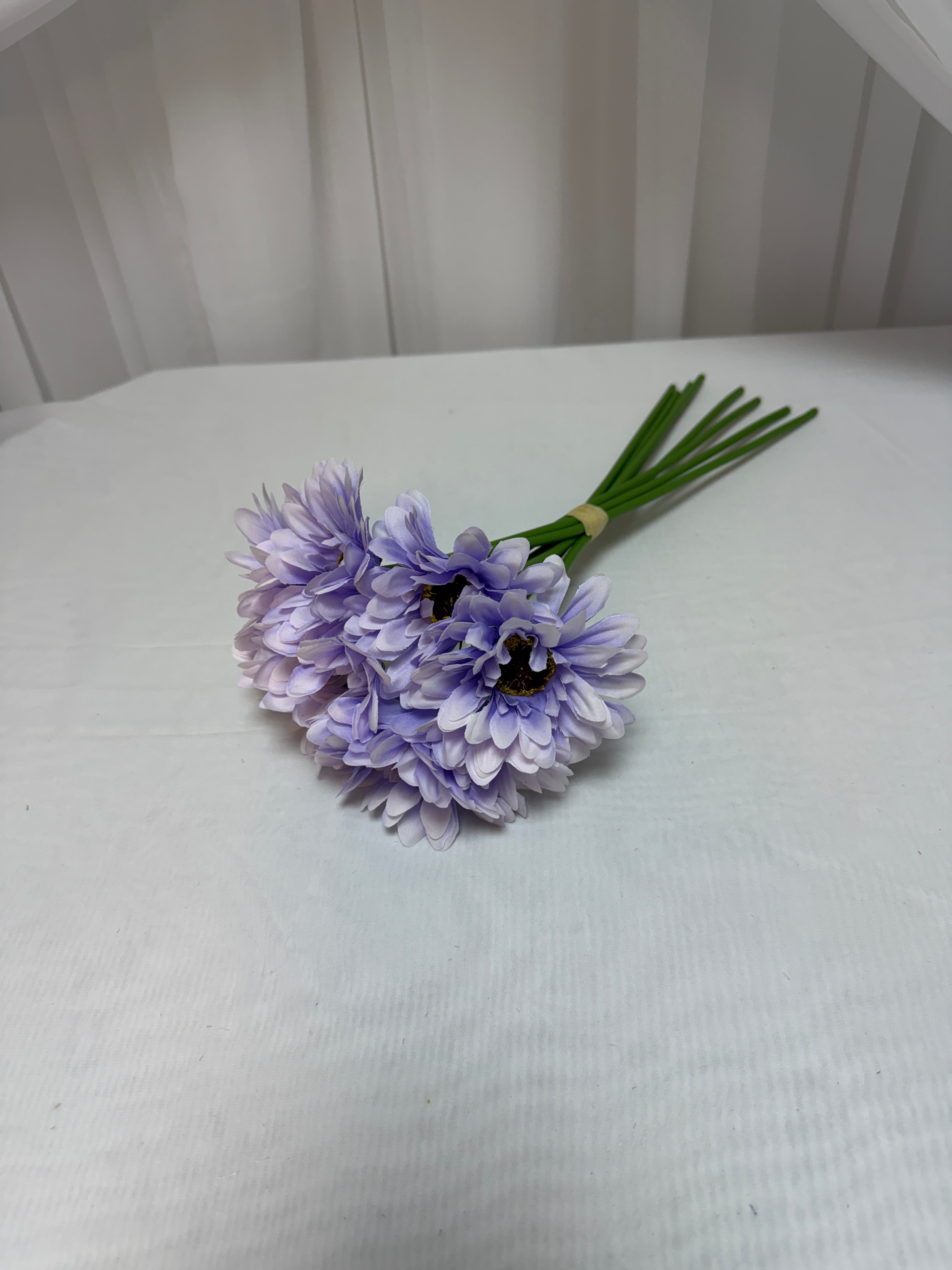 Gerbera Textil Buchet Legat 8 Fire