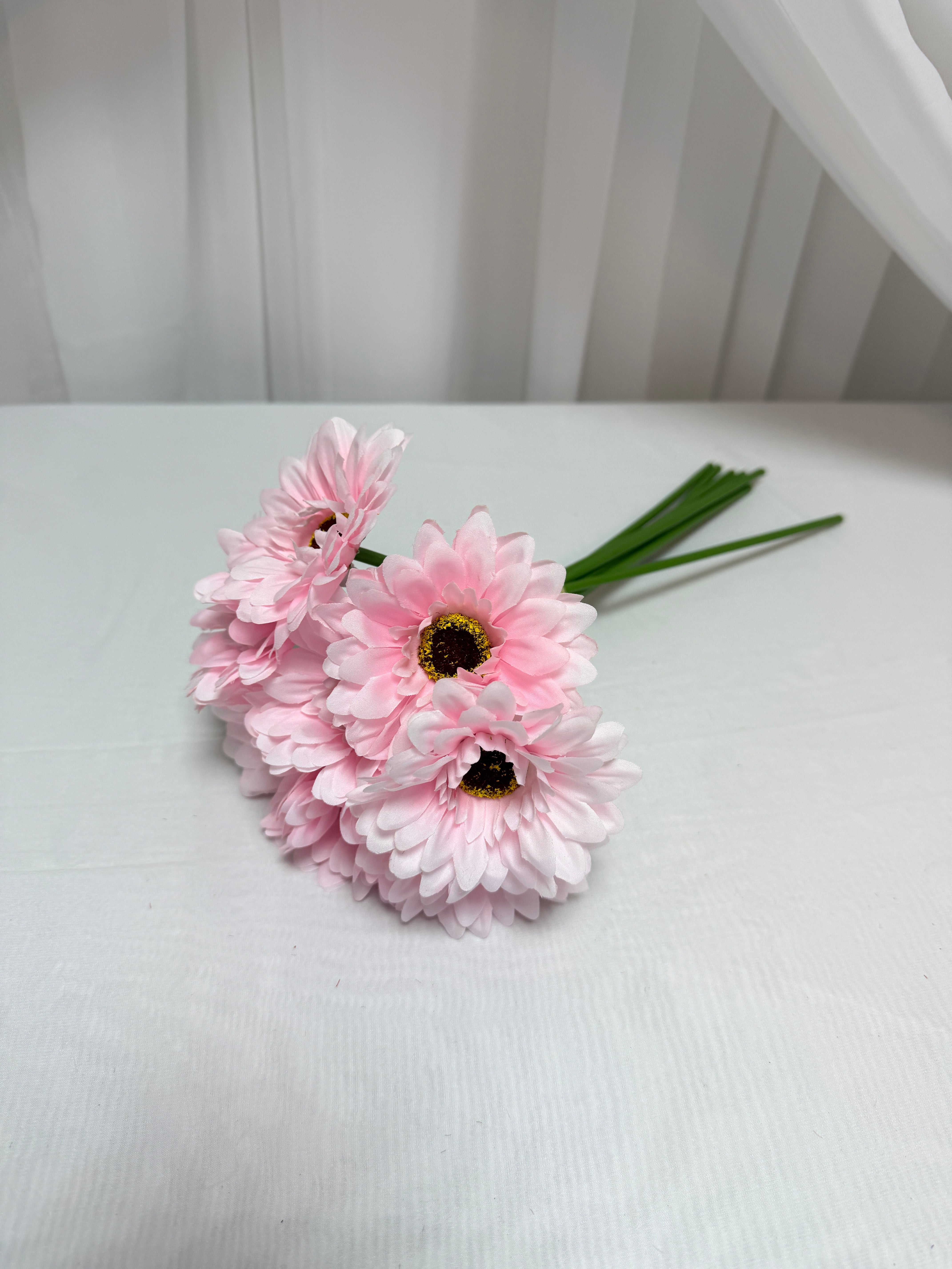 Gerbera Textil Buchet Legat 8 Fire