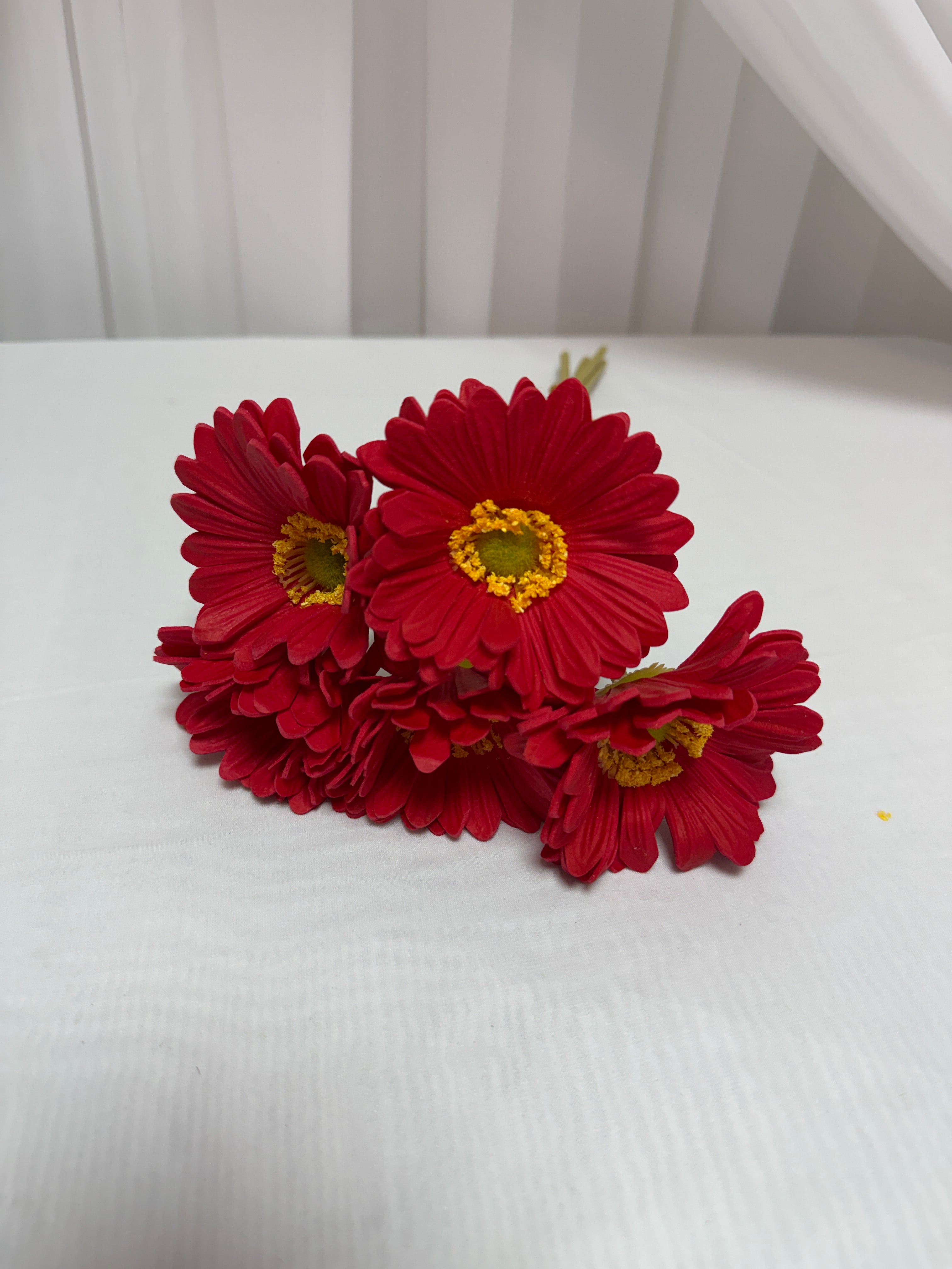 Gerbera Artificiala Spuma 5/set