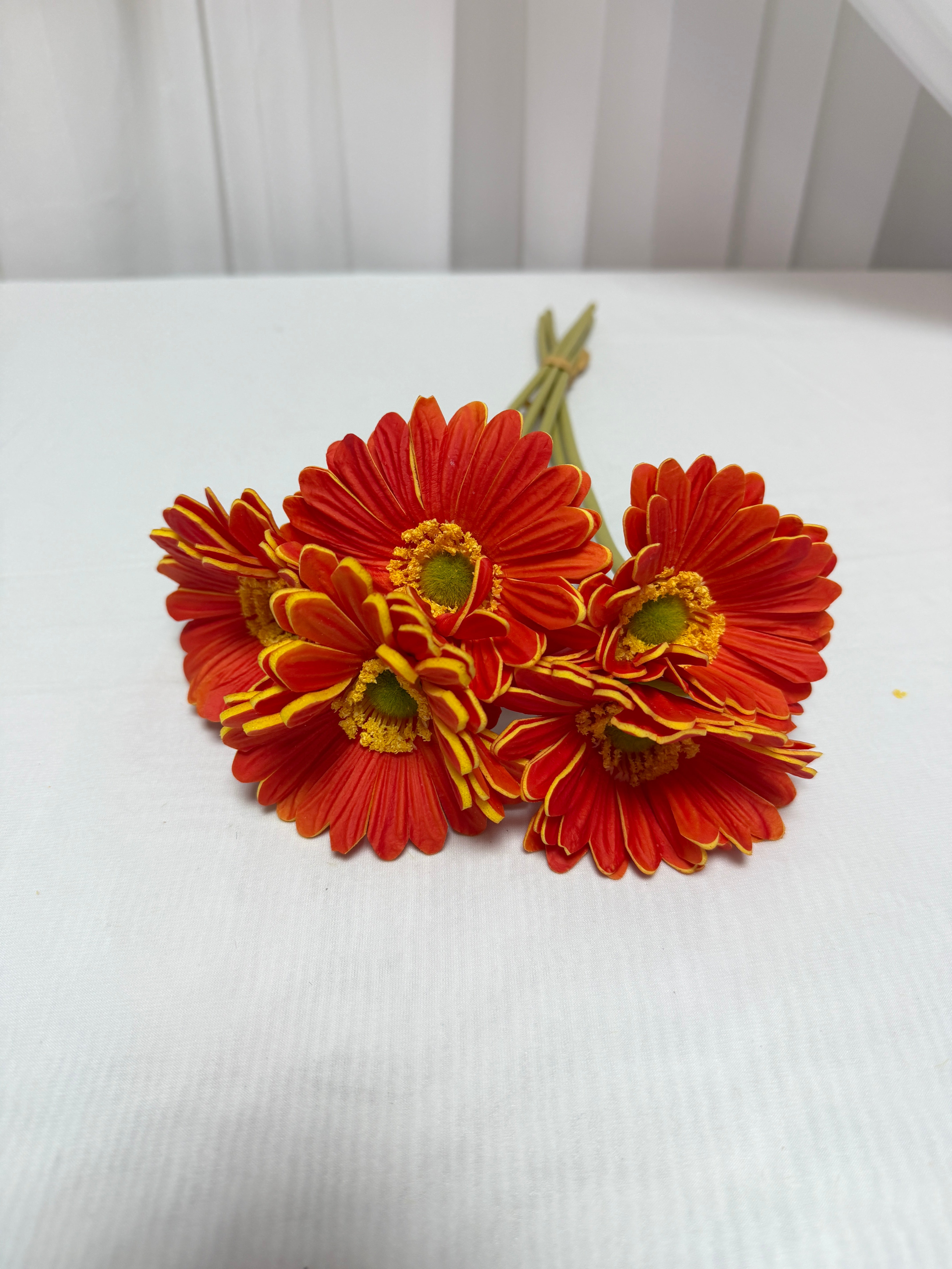 Gerbera Artificiala Spuma 5/set