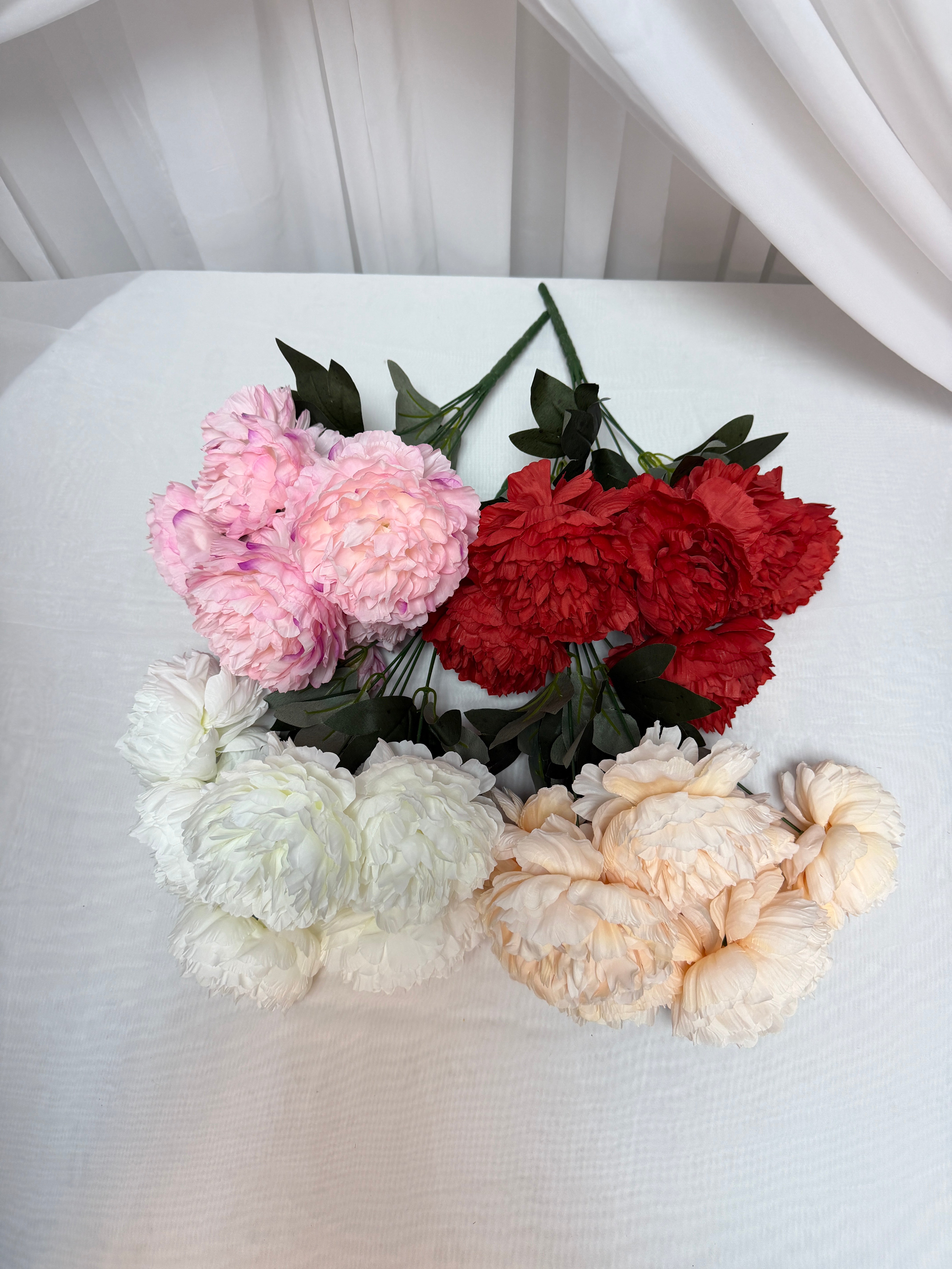 Bujori Buchet 7 Flori Artificiali