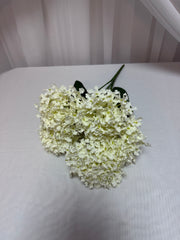 Flori Artificiale Buchet Hortensii Marunte Alb