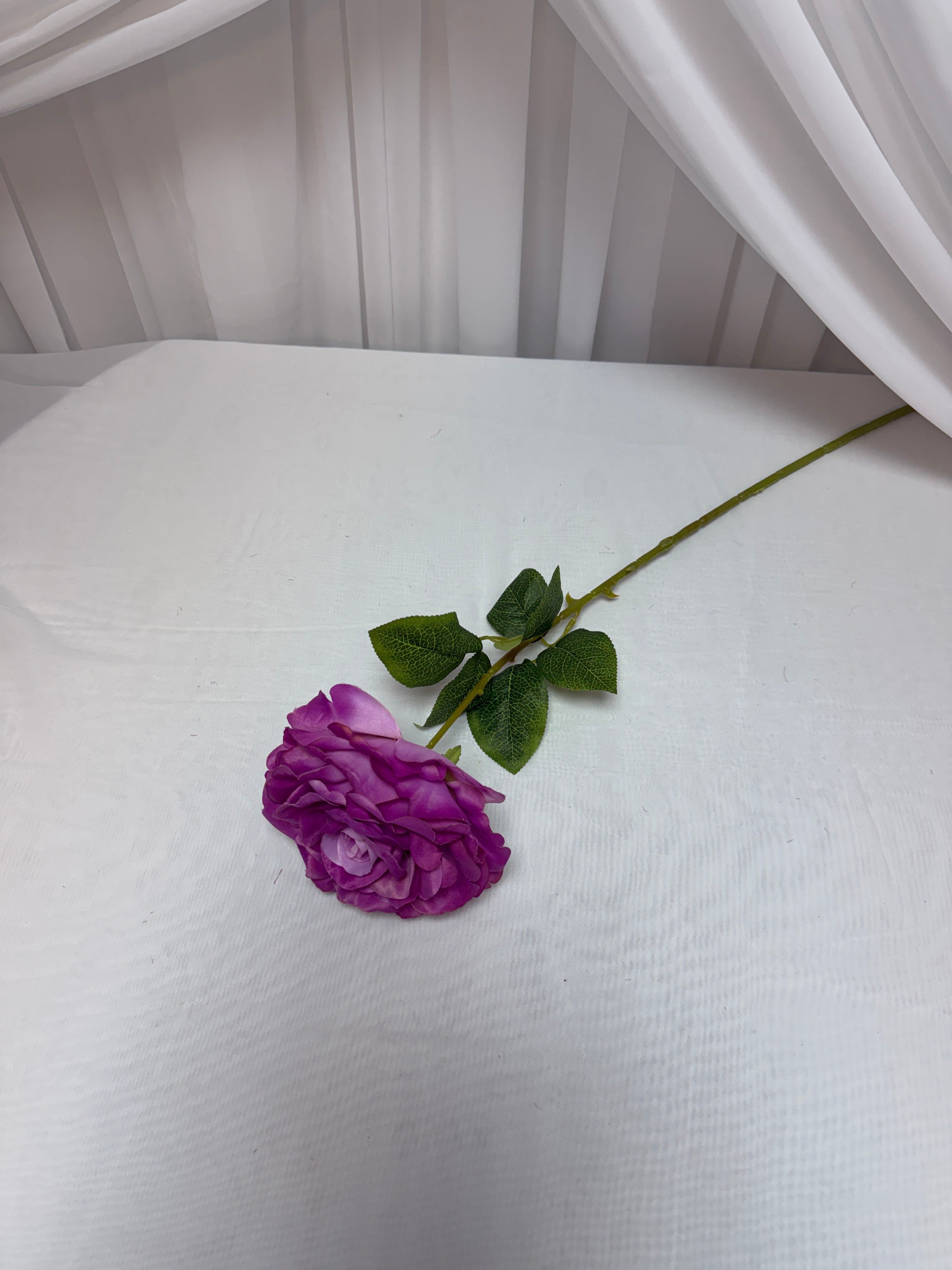 Trandafir Artificial Fir Cu Floare Mare