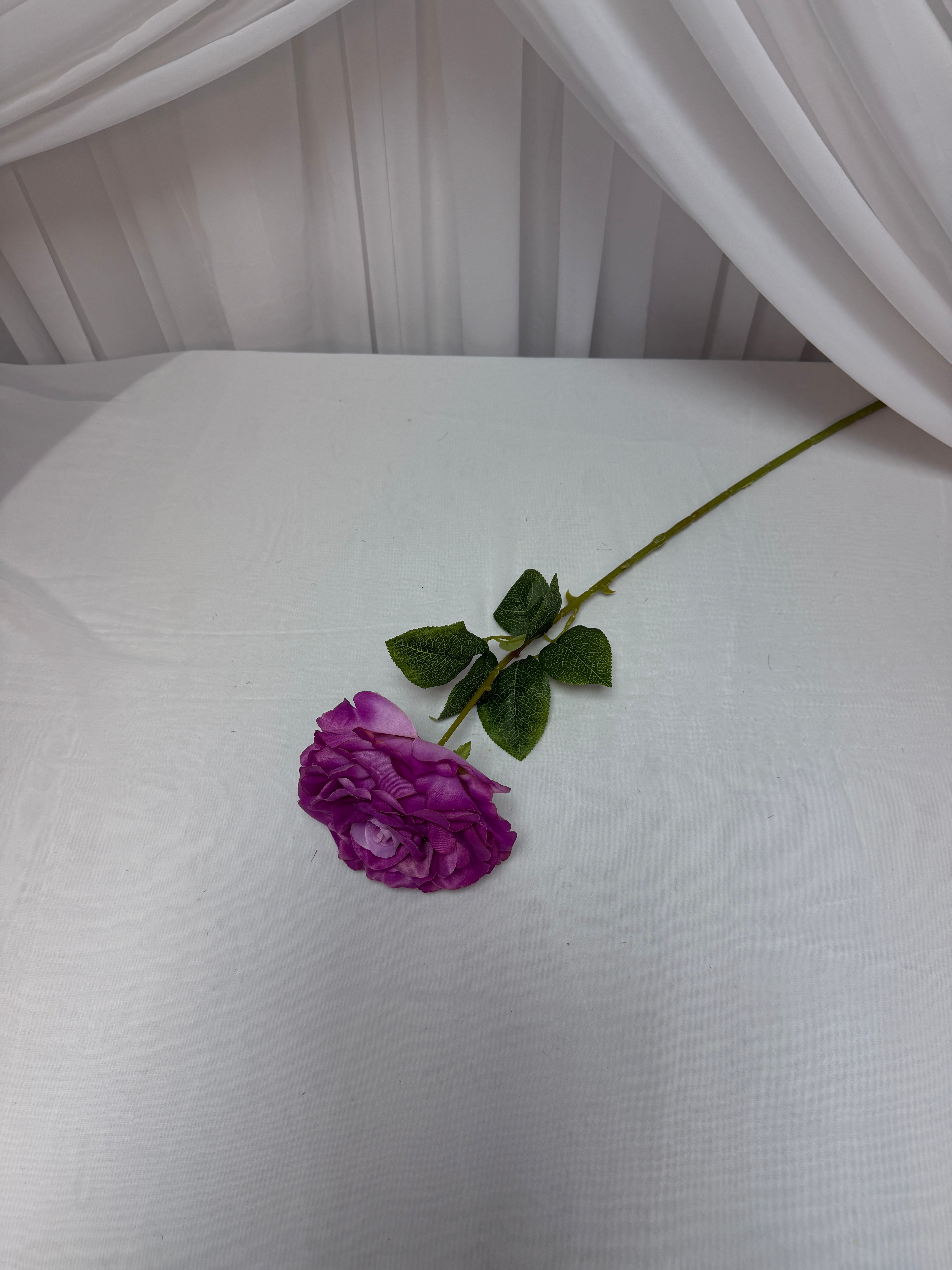 Trandafir Artificial Fir Cu Floare Mare