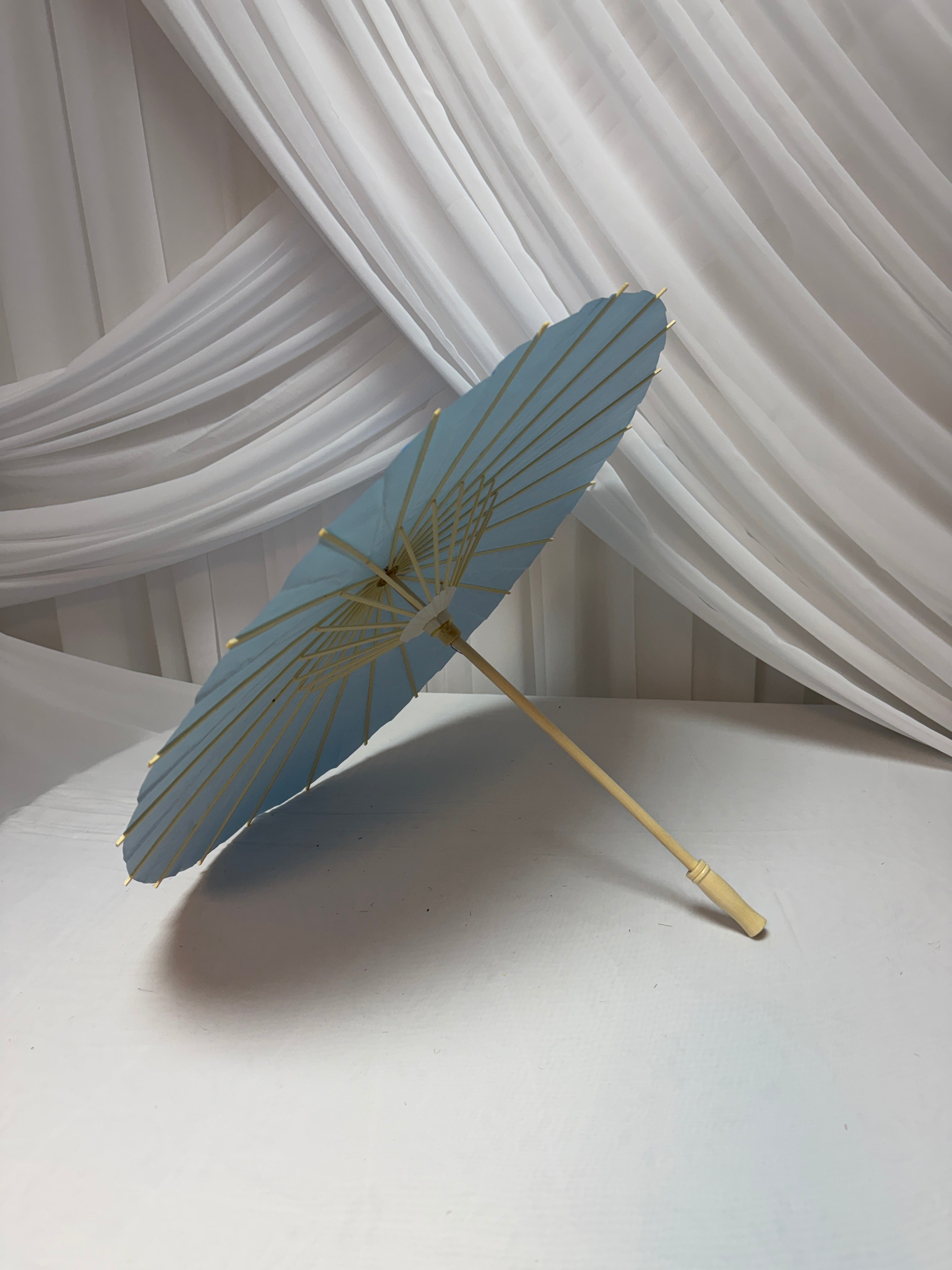 Umbrela Hartie 60cm Turcoaz