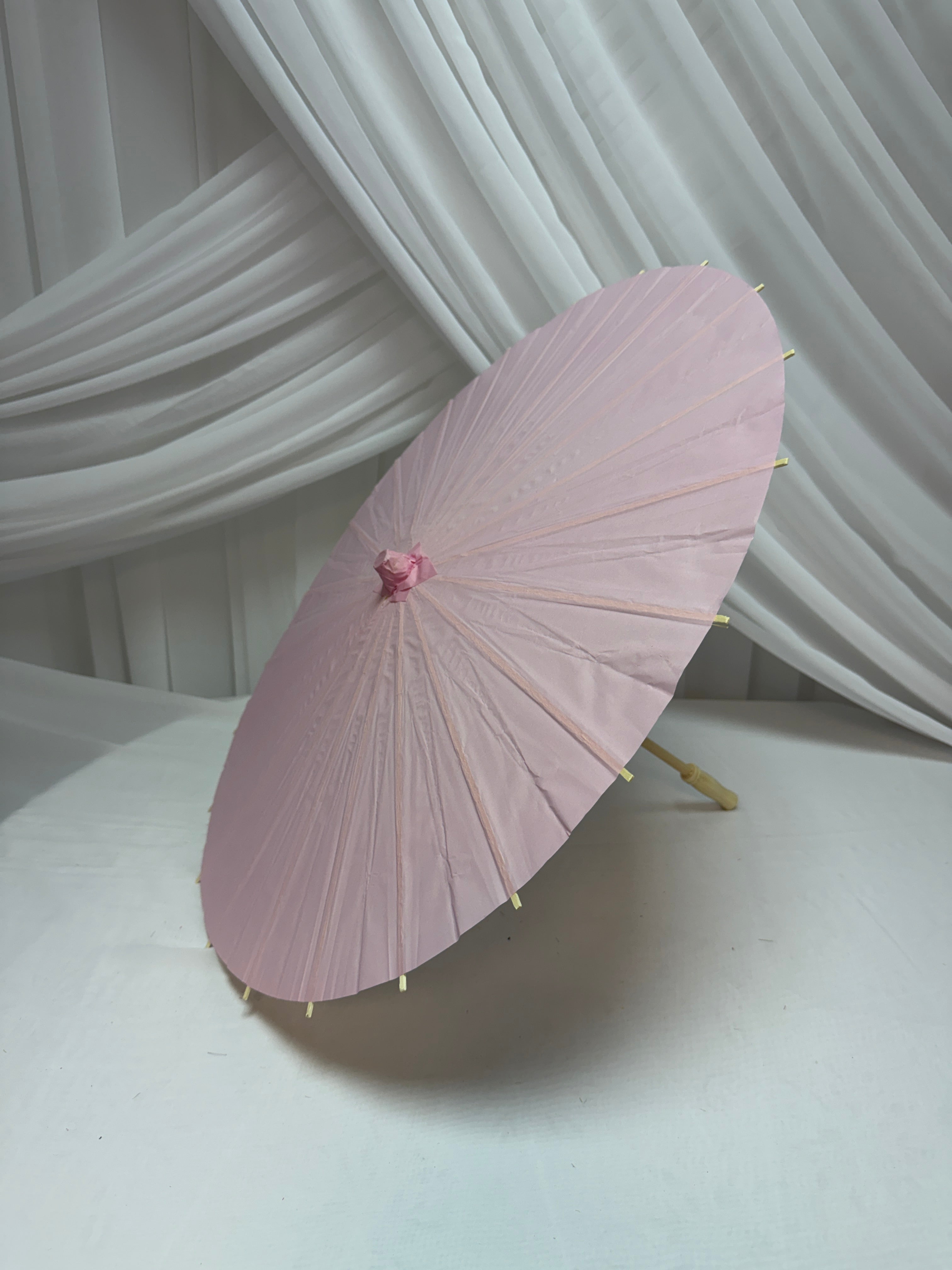 Umbrela Hartie 60cm Roz
