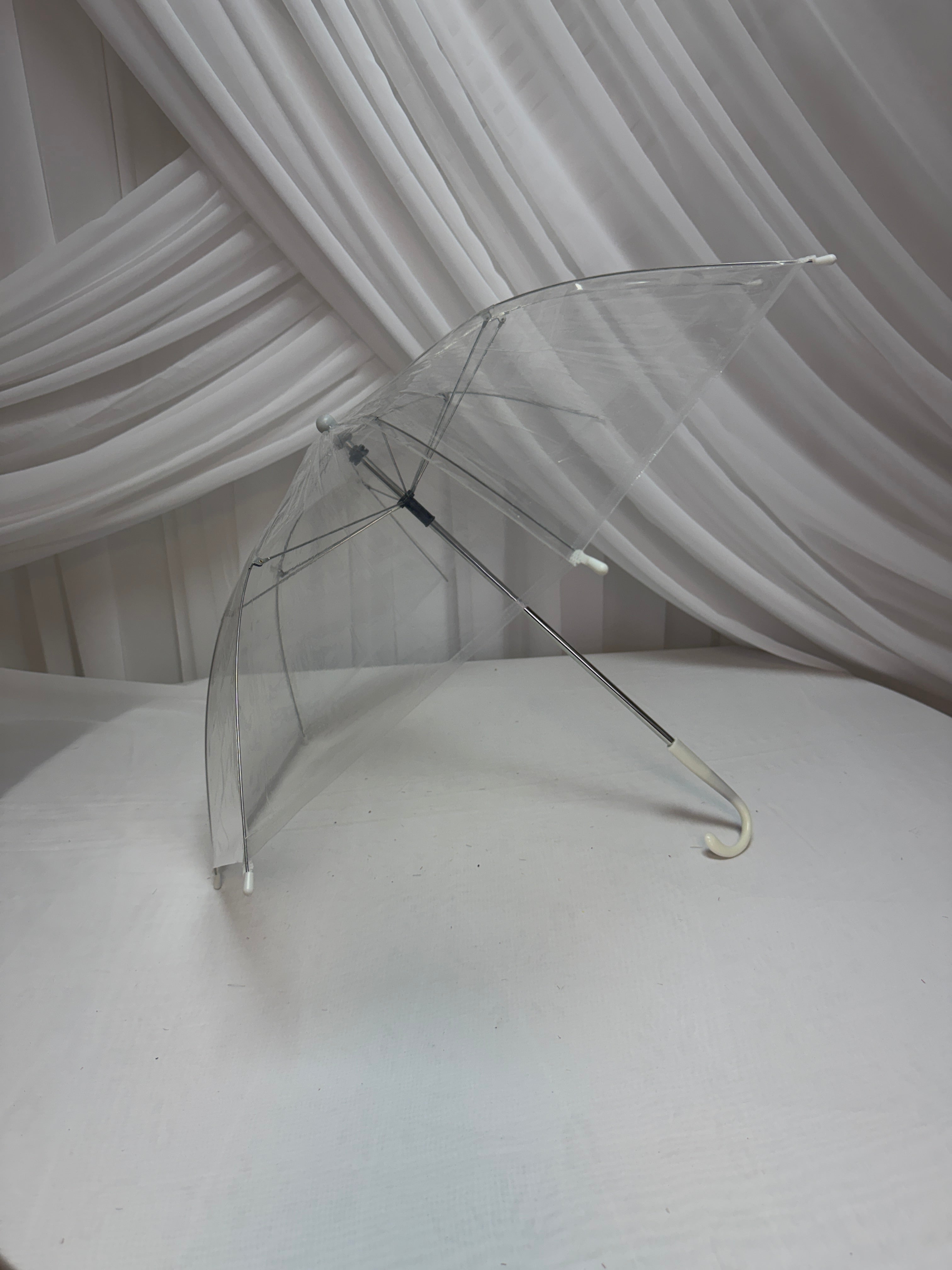 Umbrela Plastic Transparenta