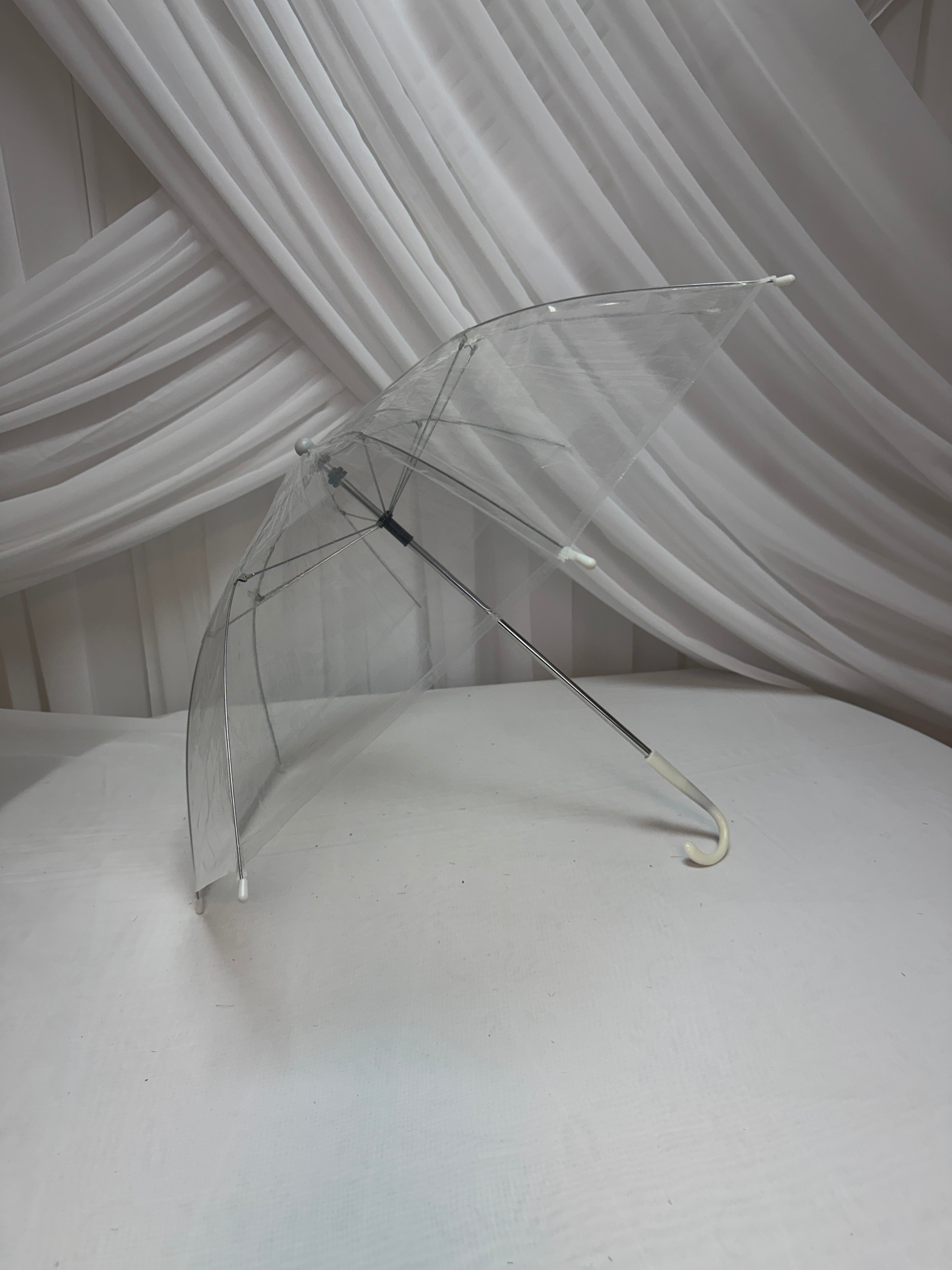 Umbrela Plastic Transparenta