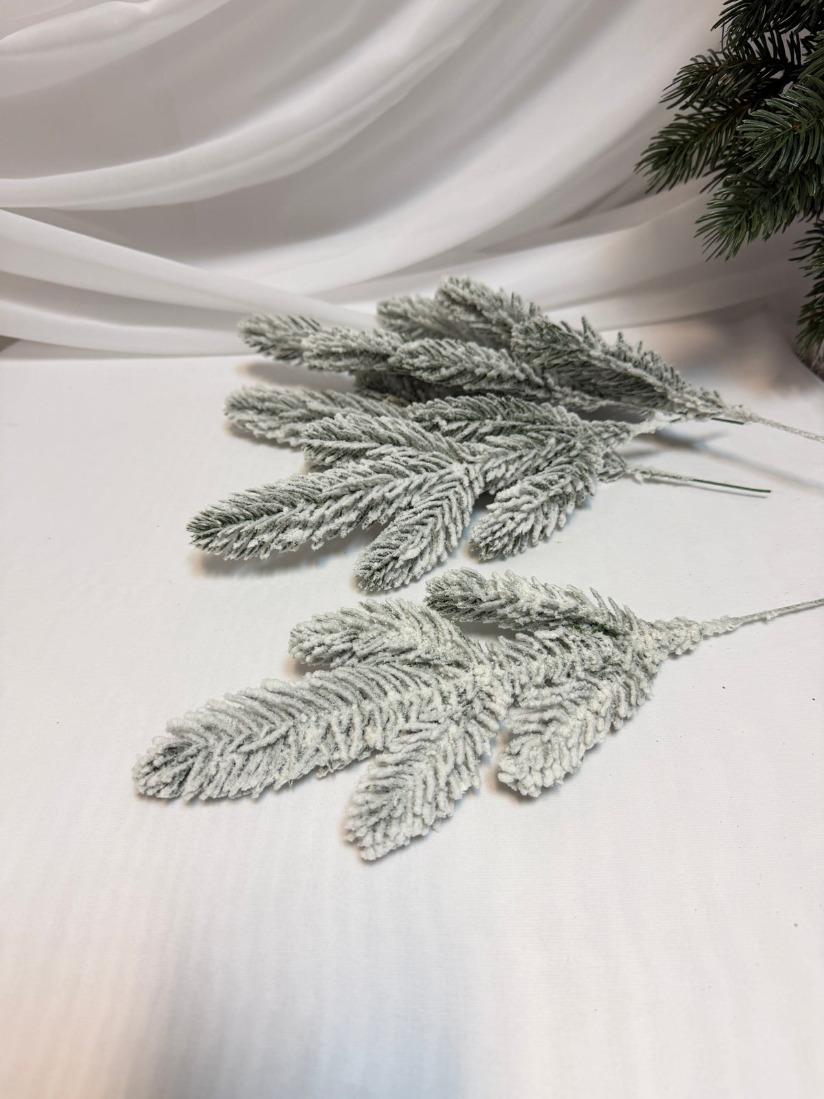 Crengute Artificiale Brad Cu 5 Ramuri Ninsa 29cm 5/set