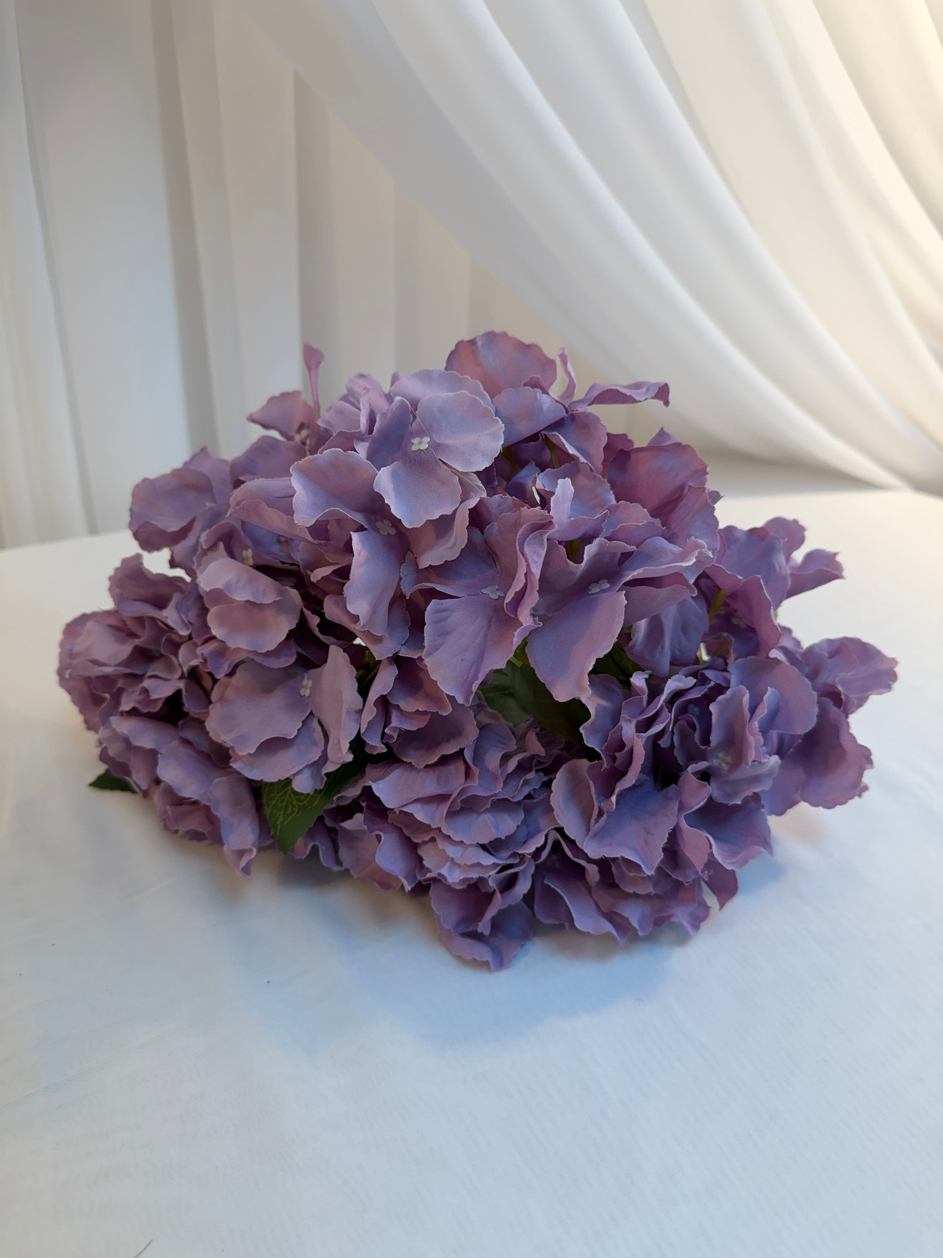 Flori Artificiale Buchet 5 Hortensii Mov Prafuit
