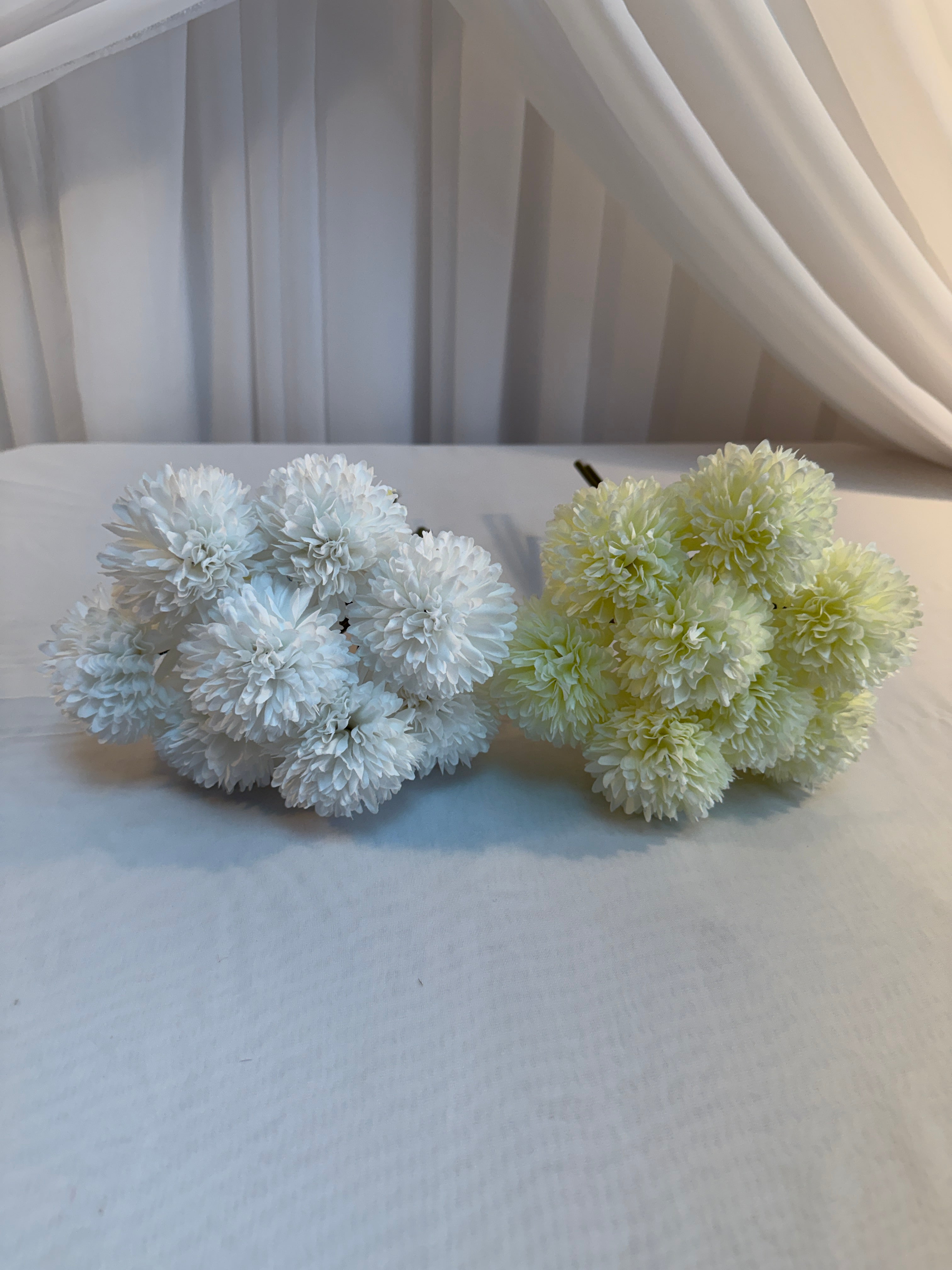 Crizanteme Artificiale Buchet Legat 8 Fire