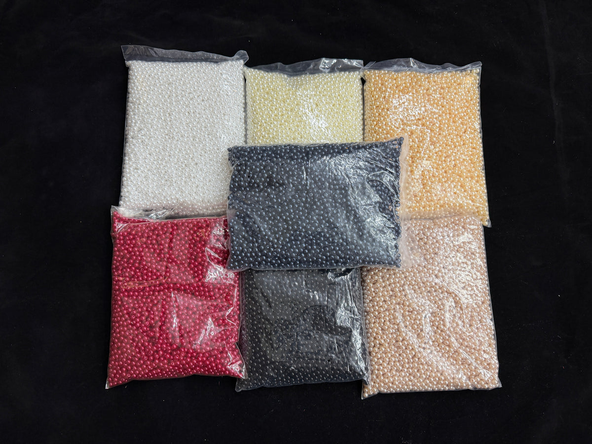 Perle Plastic Gaurite Intregi 0.6cm/500g