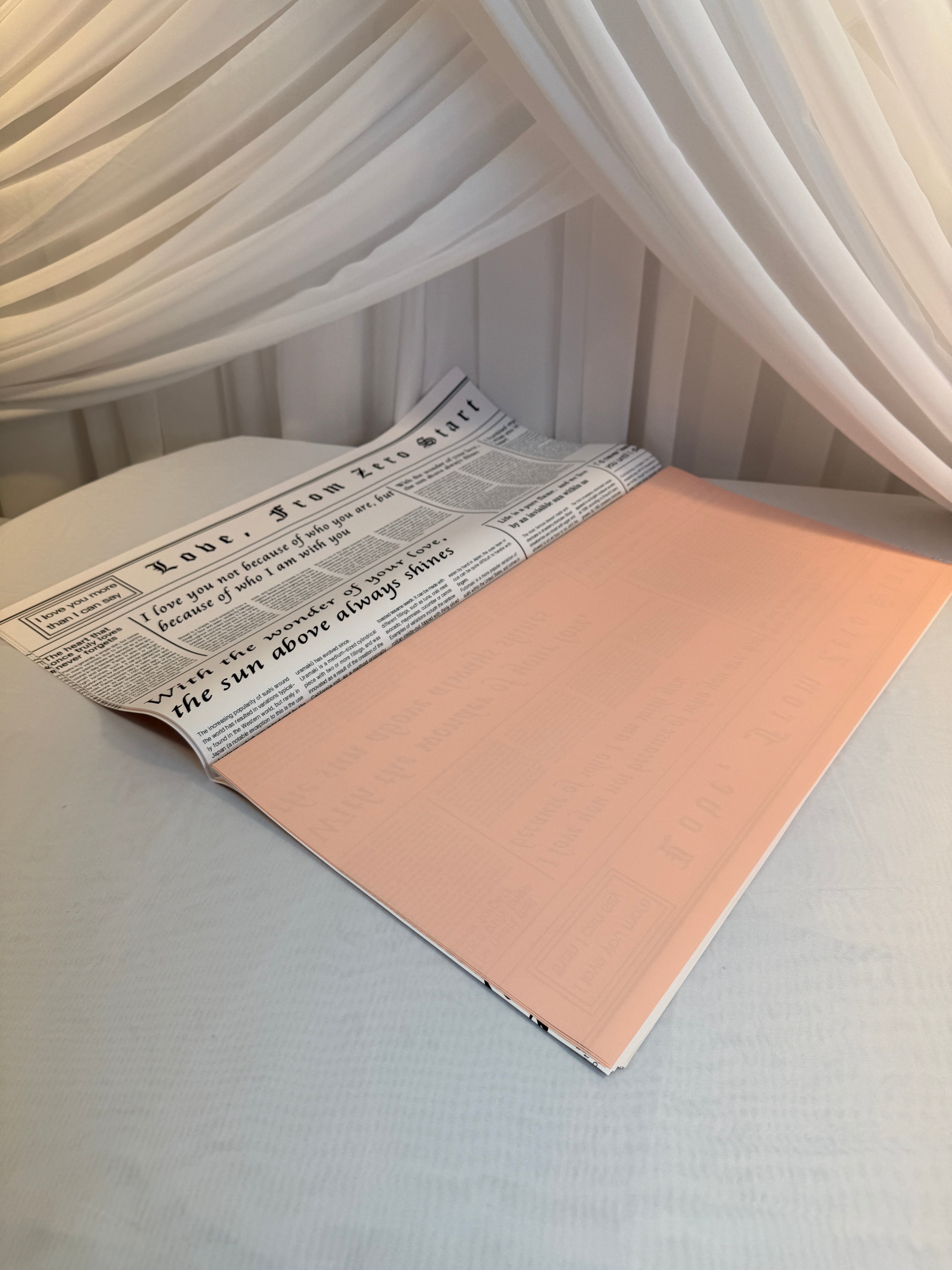 Ambalaj Flori 20/set O fata Ziar, O Fata Uni Color