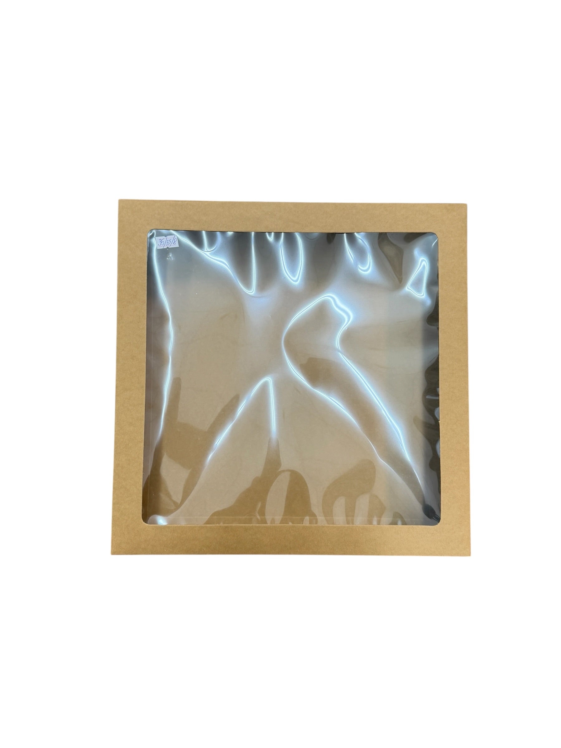 Cutie Cadou Carton Cu Fereastra Acetofan 35x35x8cm 12/Set
