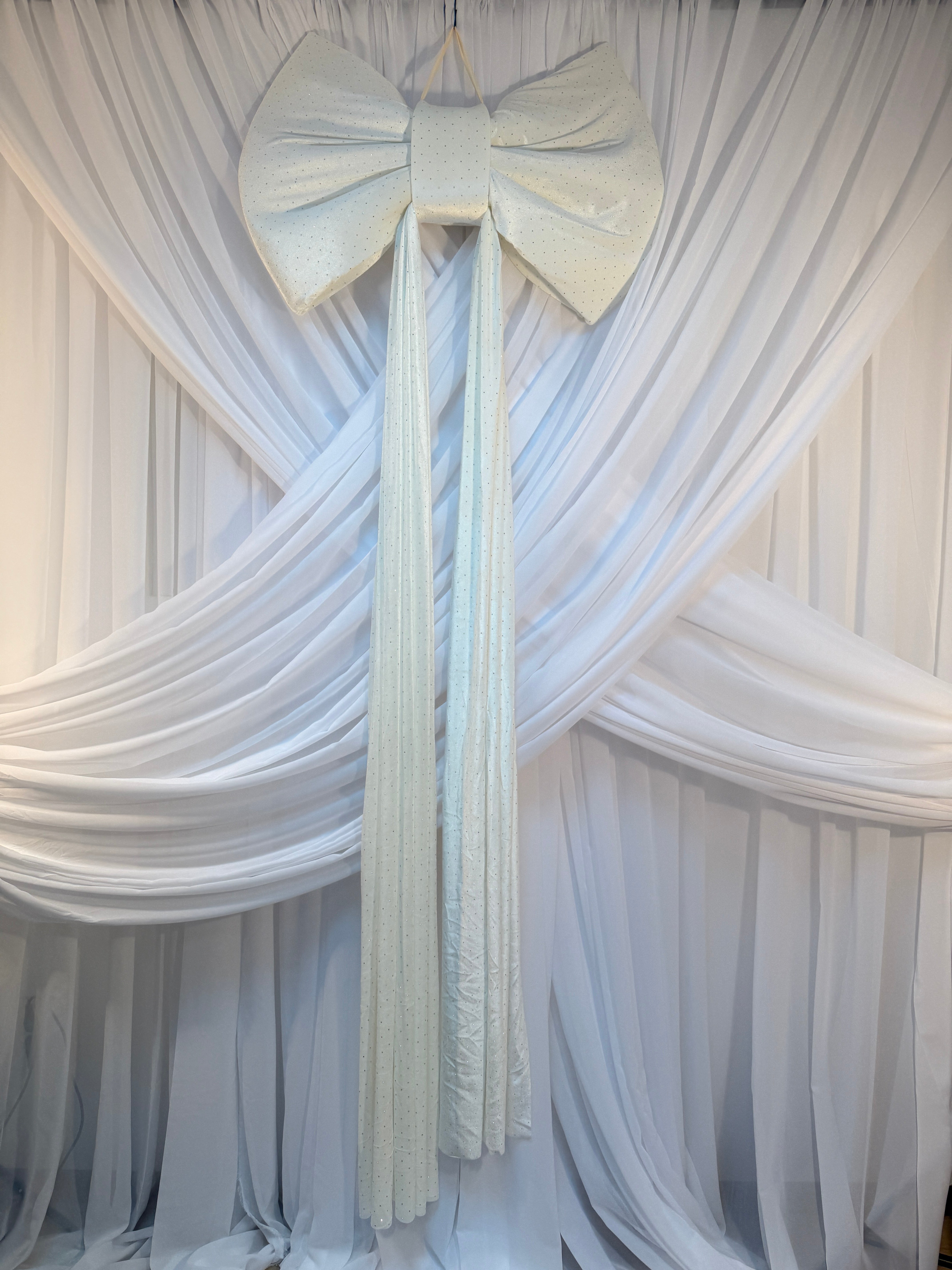 Funde Catifea Strasuri Gigant Alb 50x80x200cm