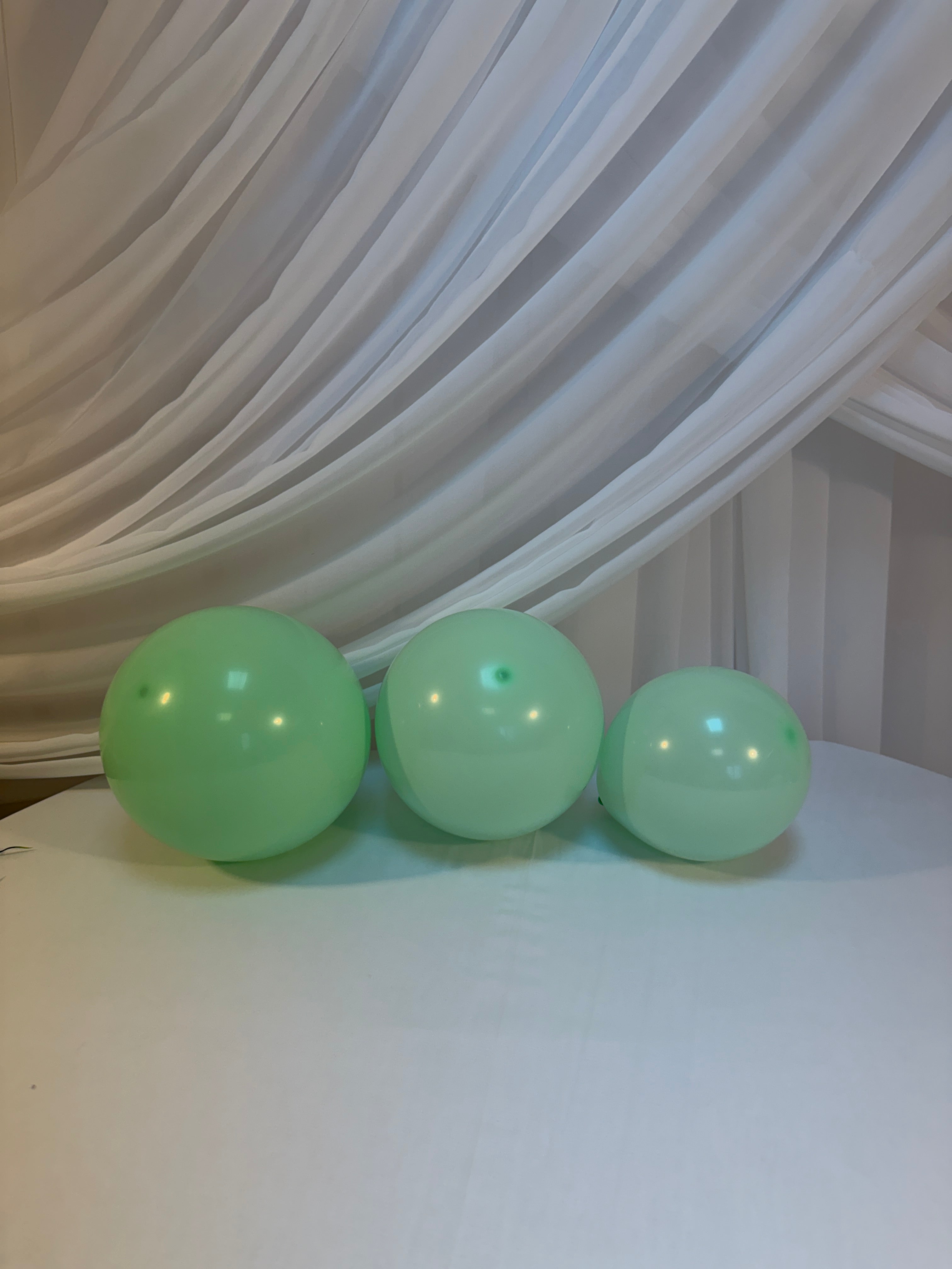 Baloane Macarons Verde Menta