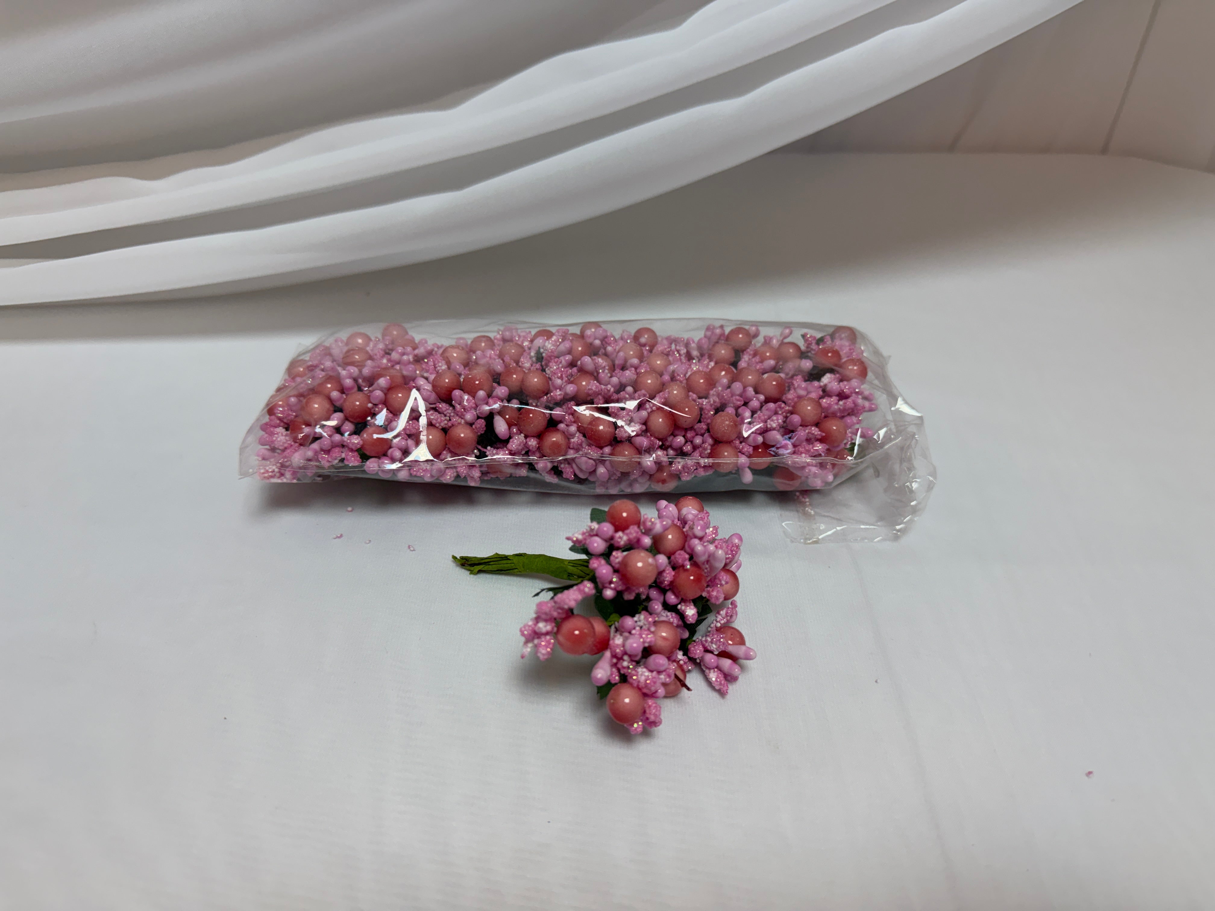 Stamine Artificiale 120/set Roz Inchis