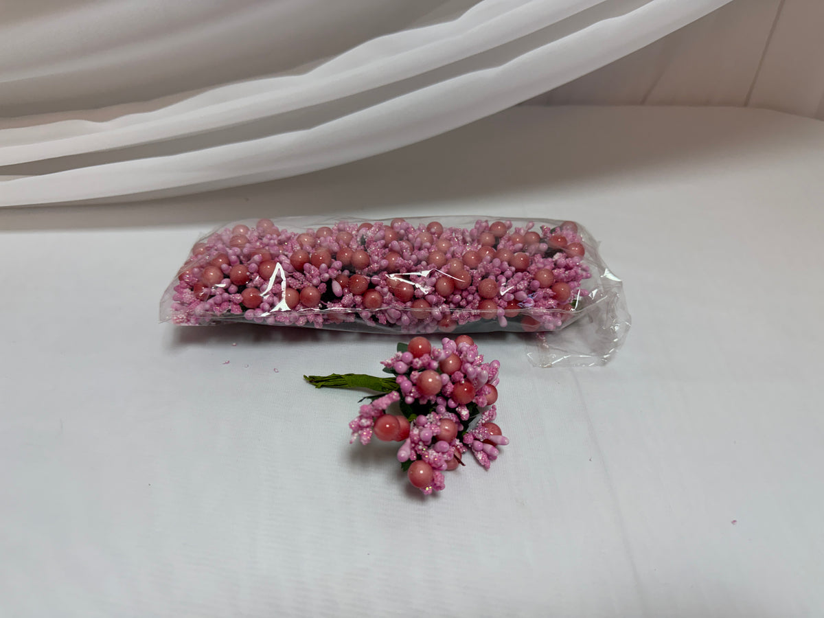 Stamine Artificiale 120/set Roz Inchis