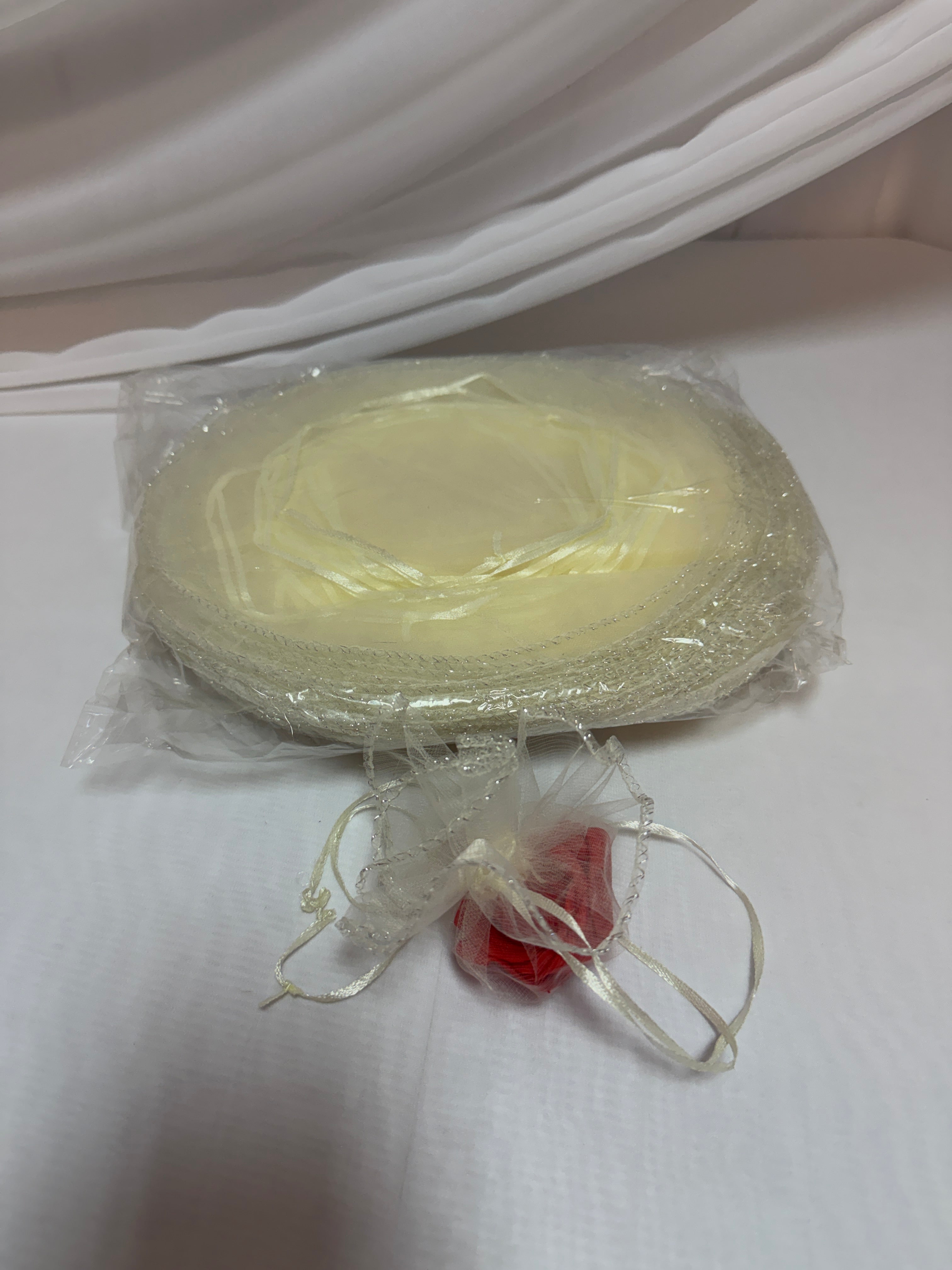 Saculeti Discheta Organza cu Snur 100/set