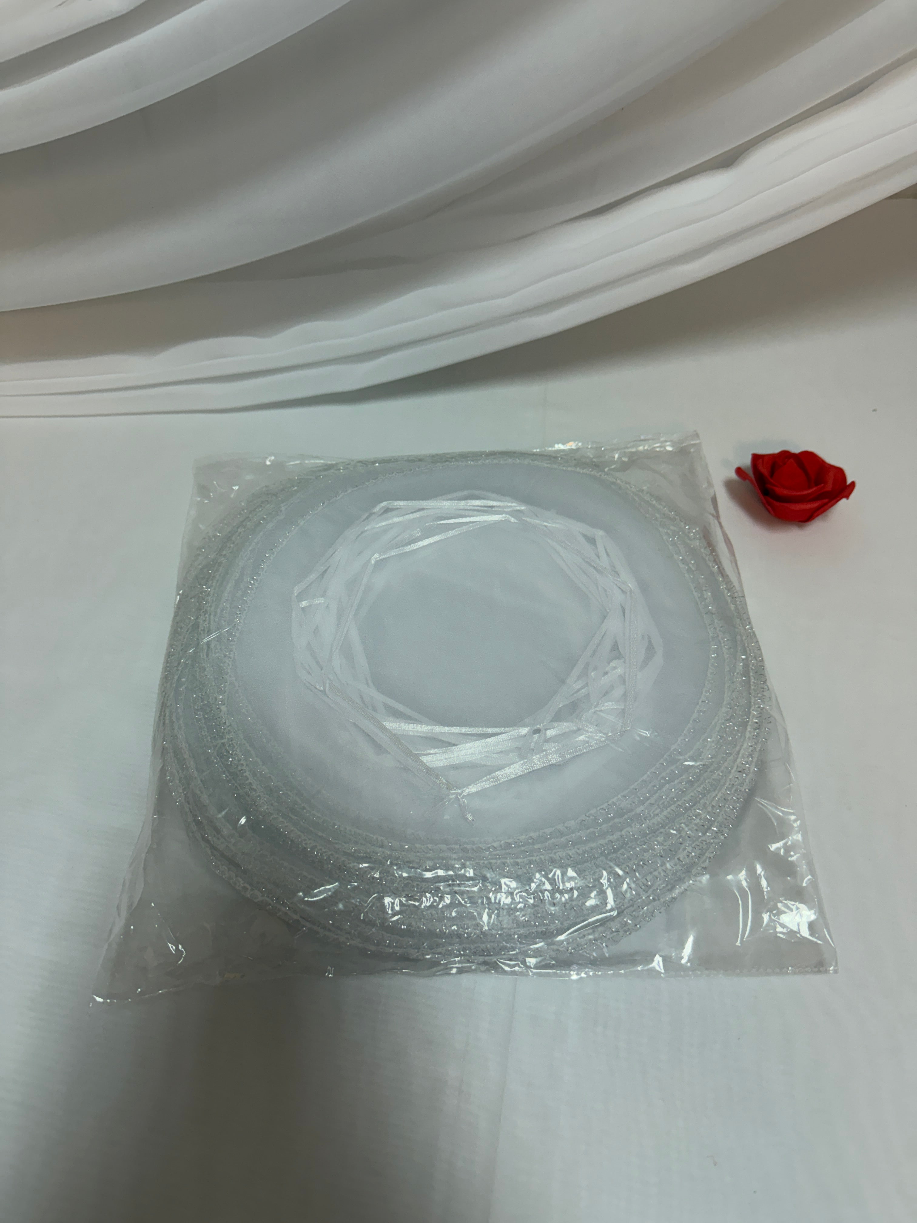 Saculeti Discheta Organza cu Snur 100/set