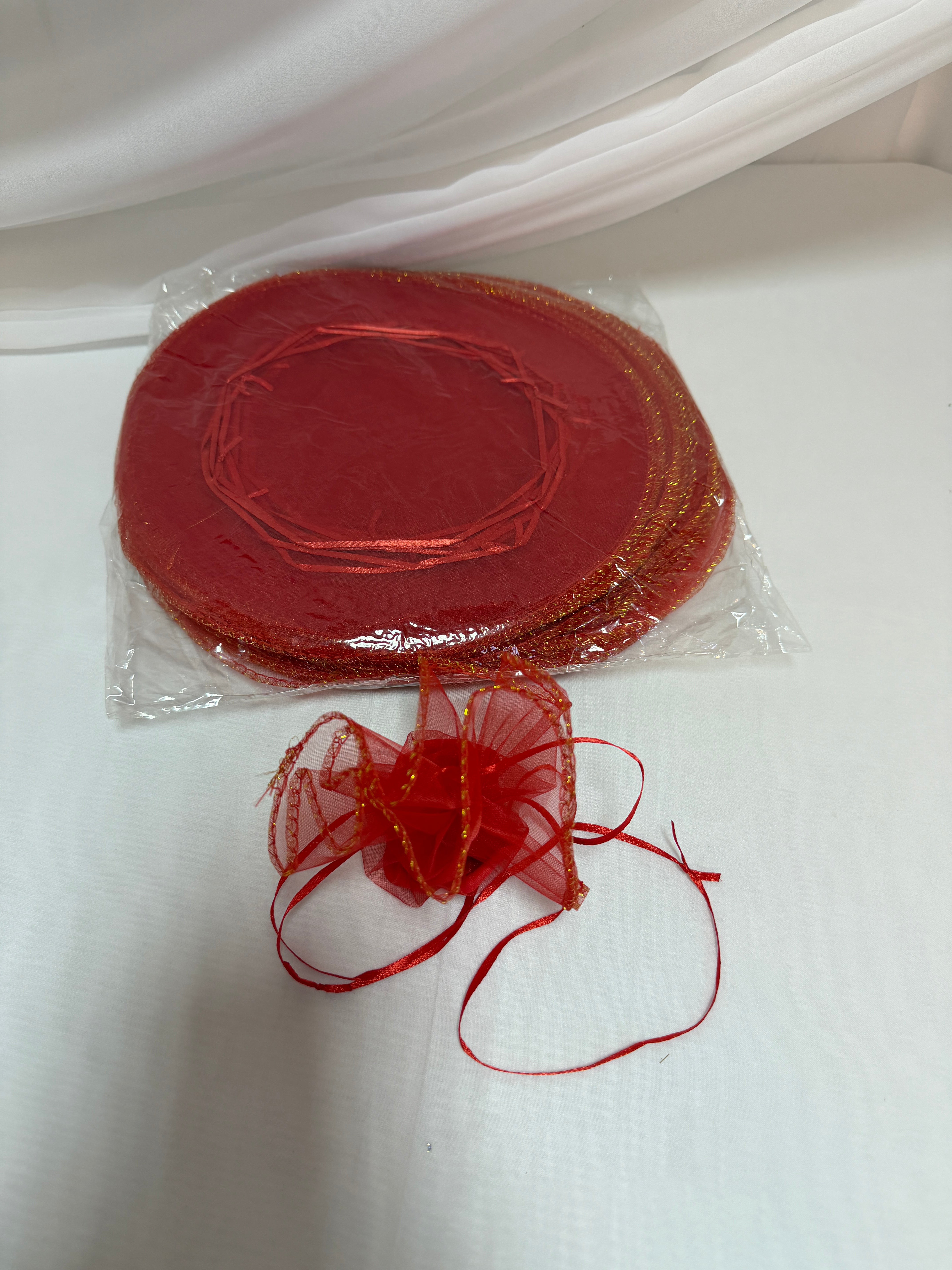 Saculeti Discheta Organza cu Snur 100/set