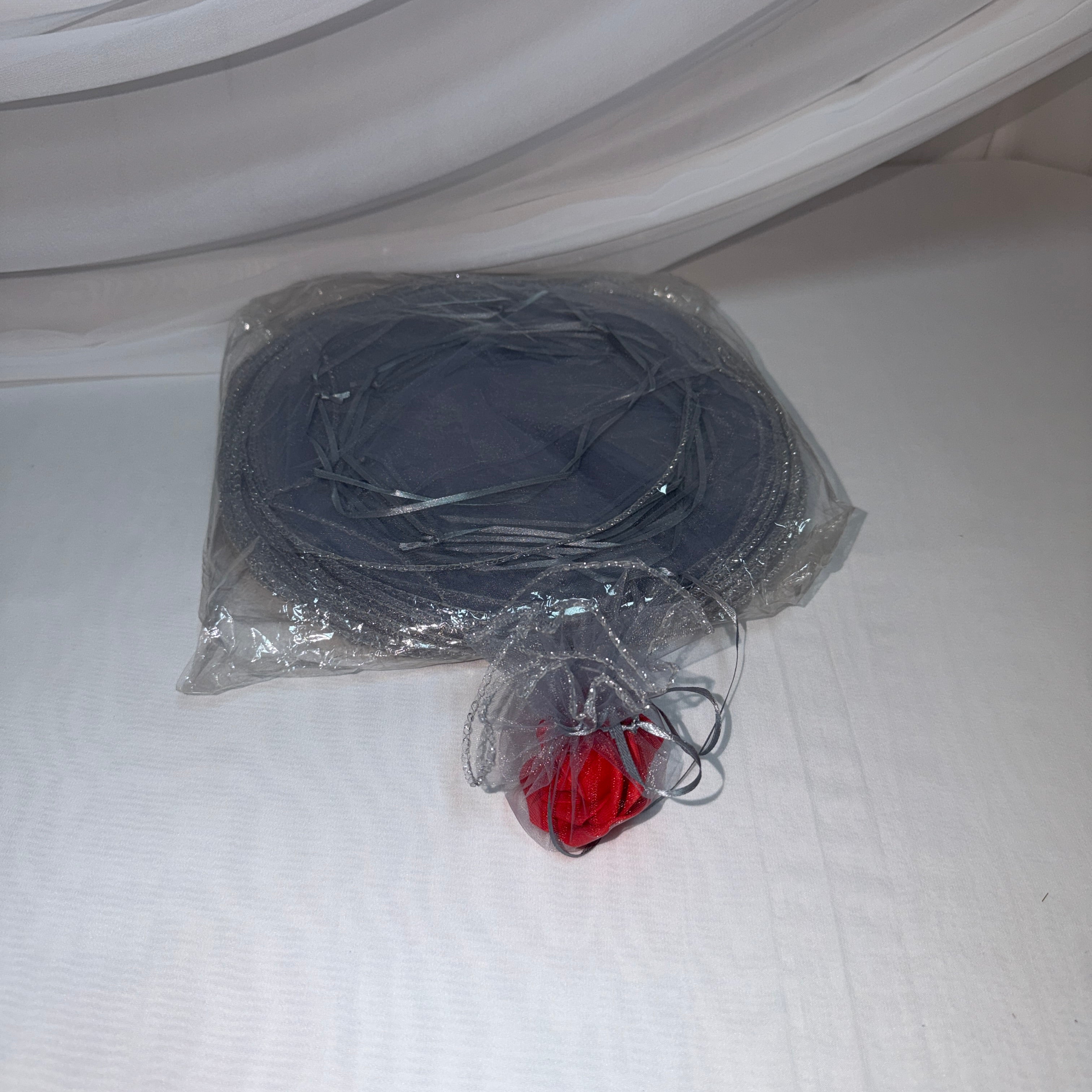 Saculeti Discheta Organza cu Snur 100/set