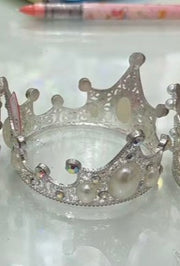 Coronita Metal Cu Strasuri Decorativa Medie