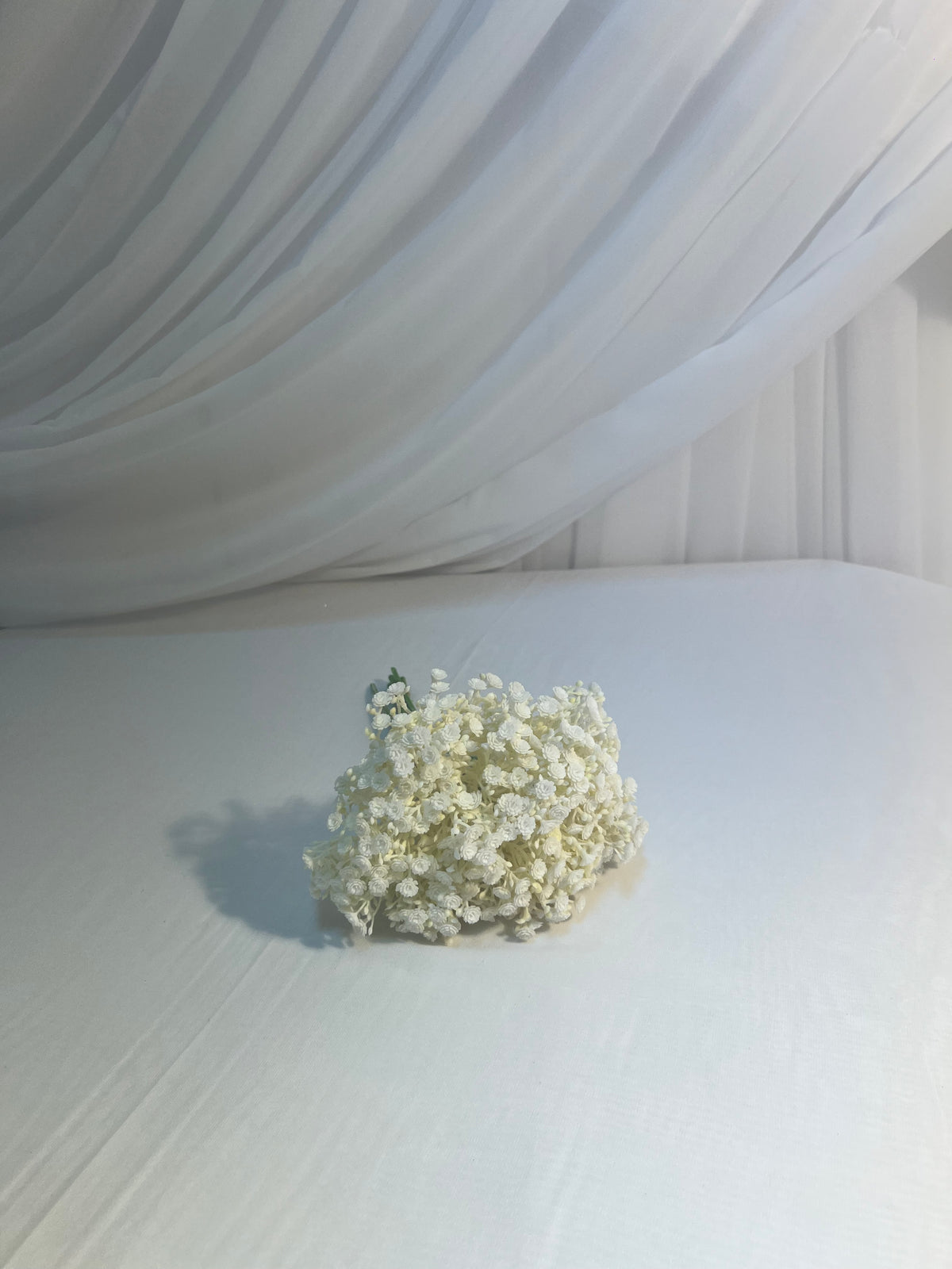Floarea Miresei Artificiala Buchet Legat Alb