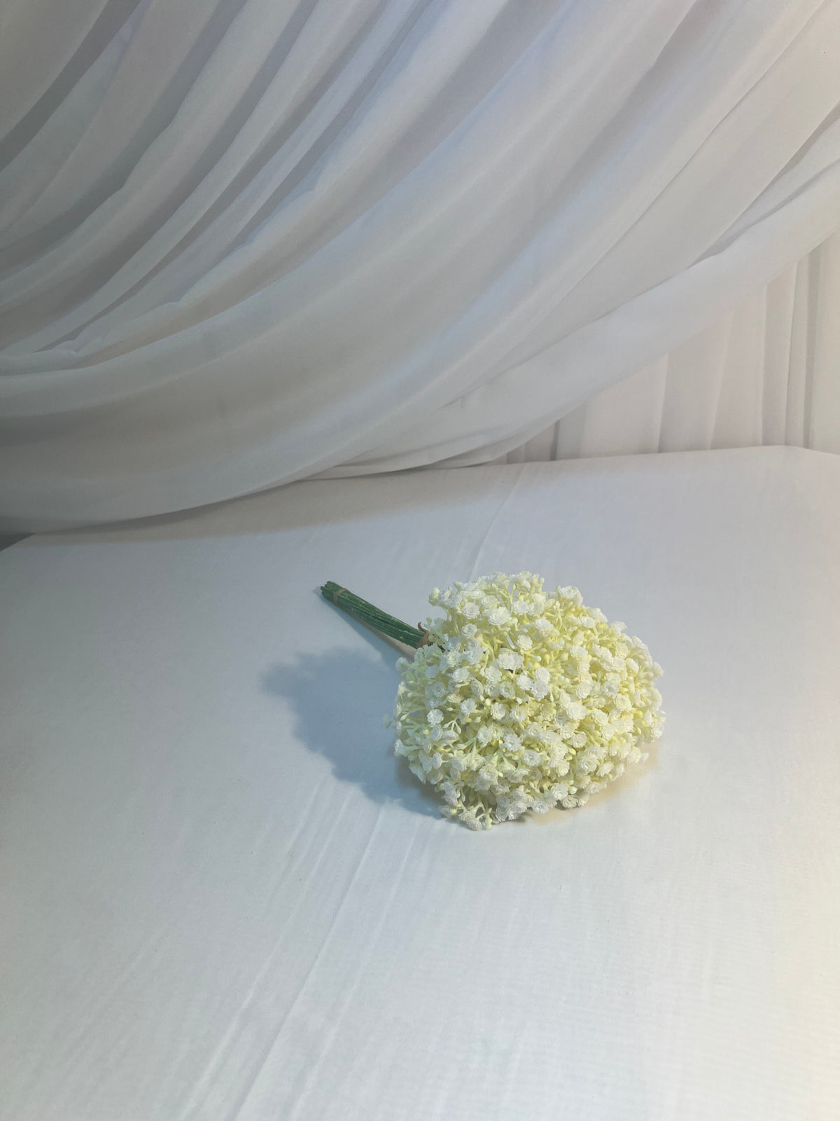 Floarea Miresei Artificiala Buchet Legat Alb