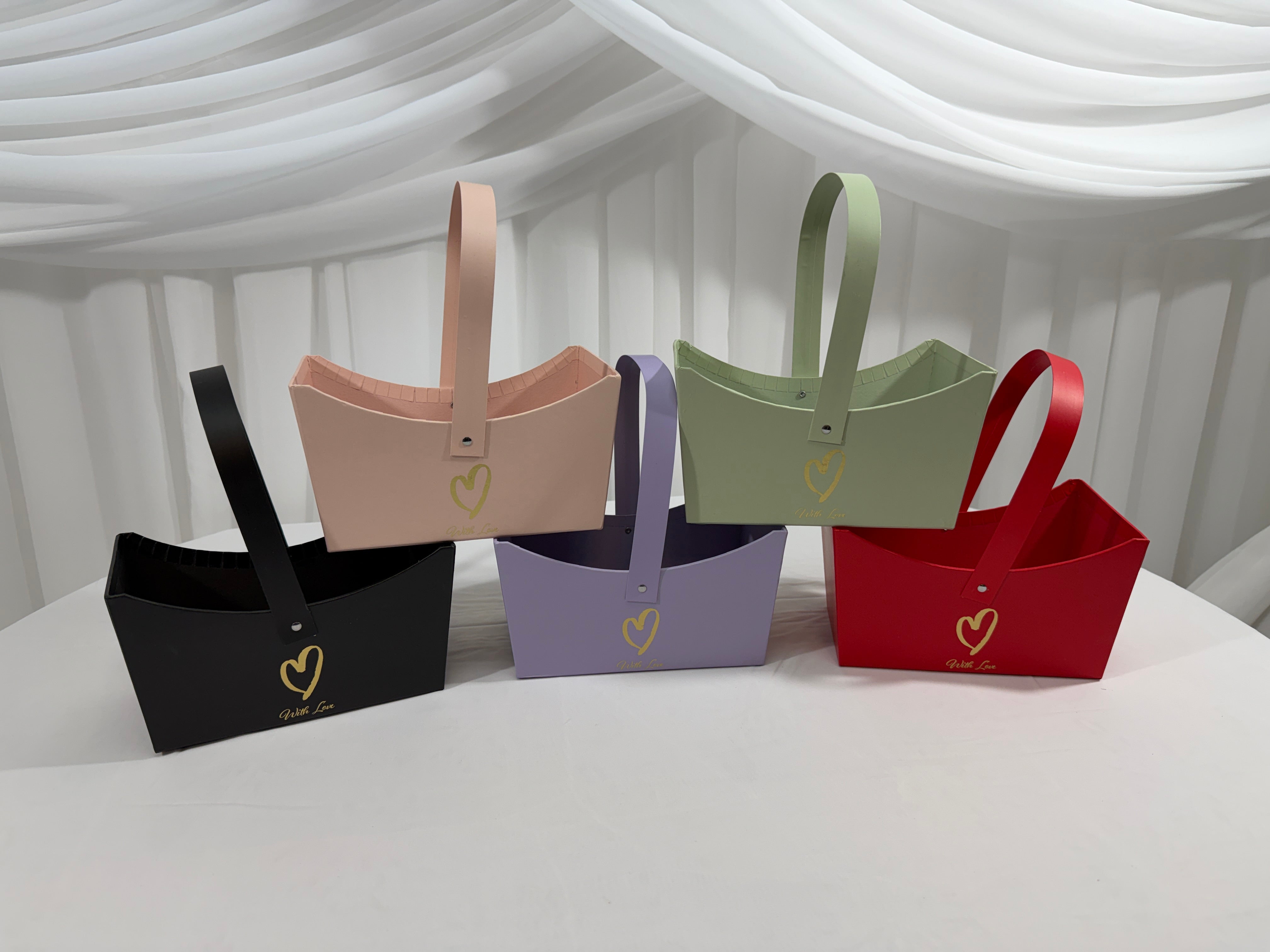 Cutii Carton Aranjamente Florale Dreptunghiulare 5/set