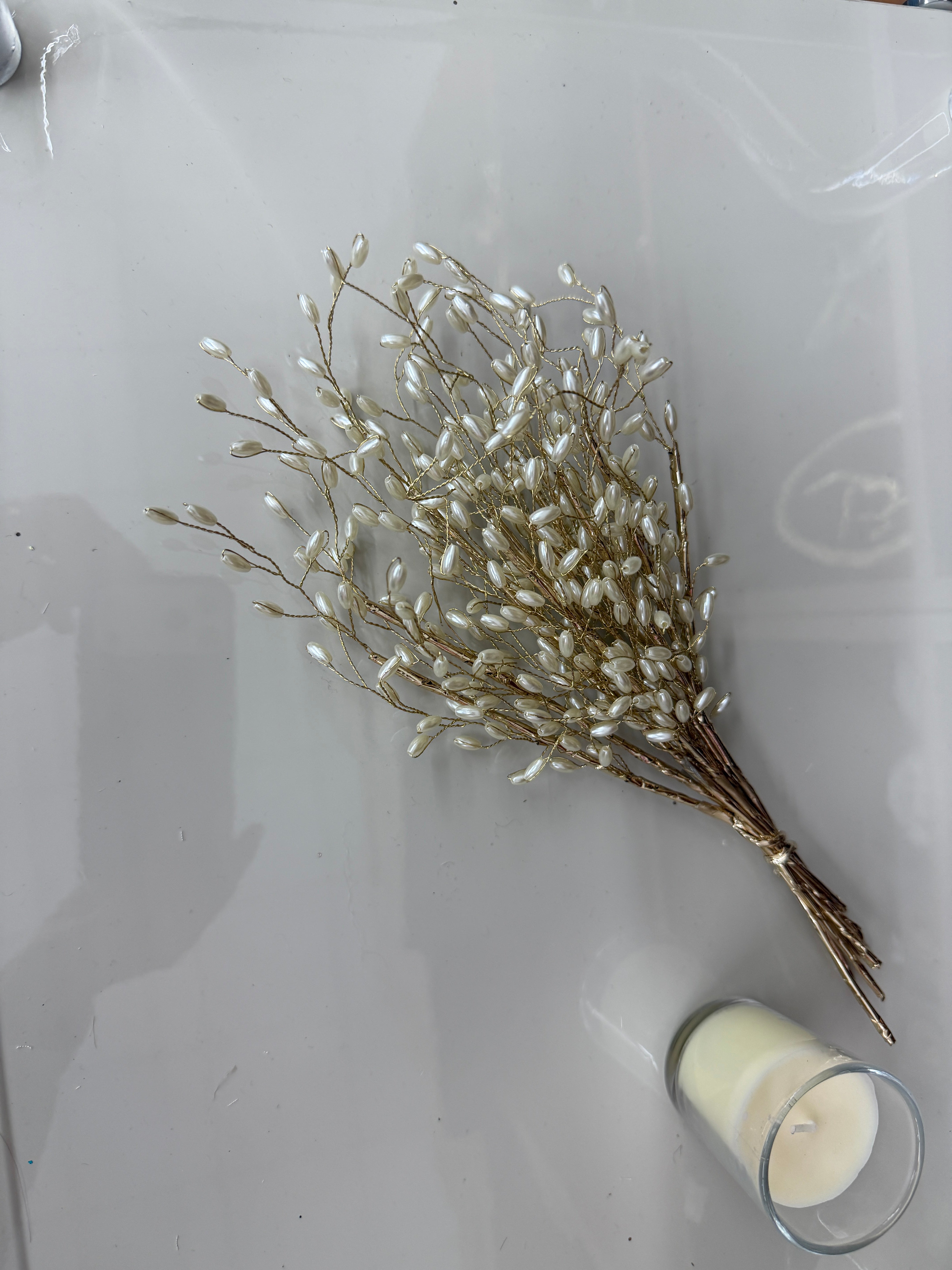 Flori Margele Perla Alungita 10/set