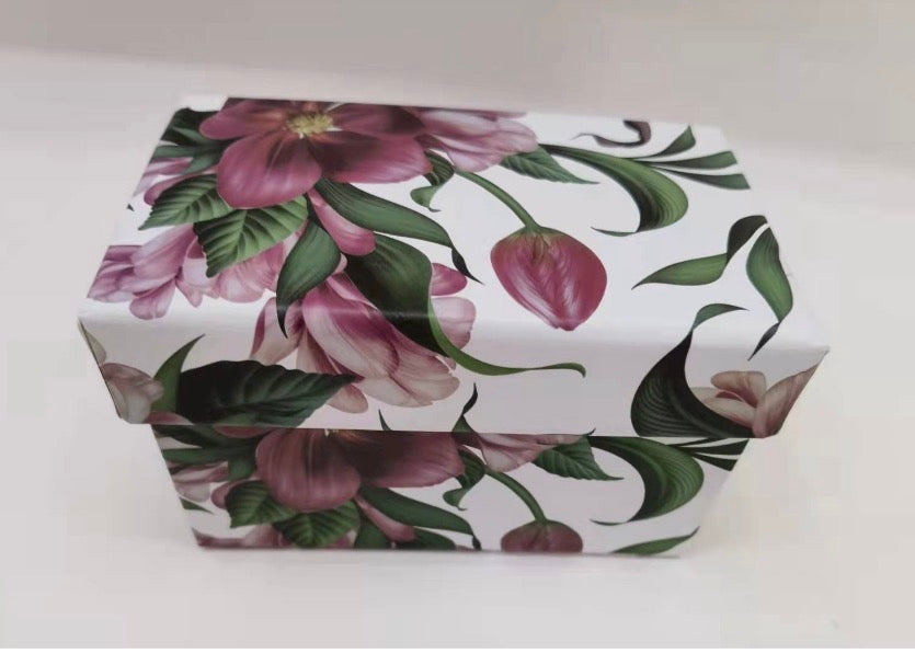 Cutie Carton 10/set Decorata cu Lalele si Cale