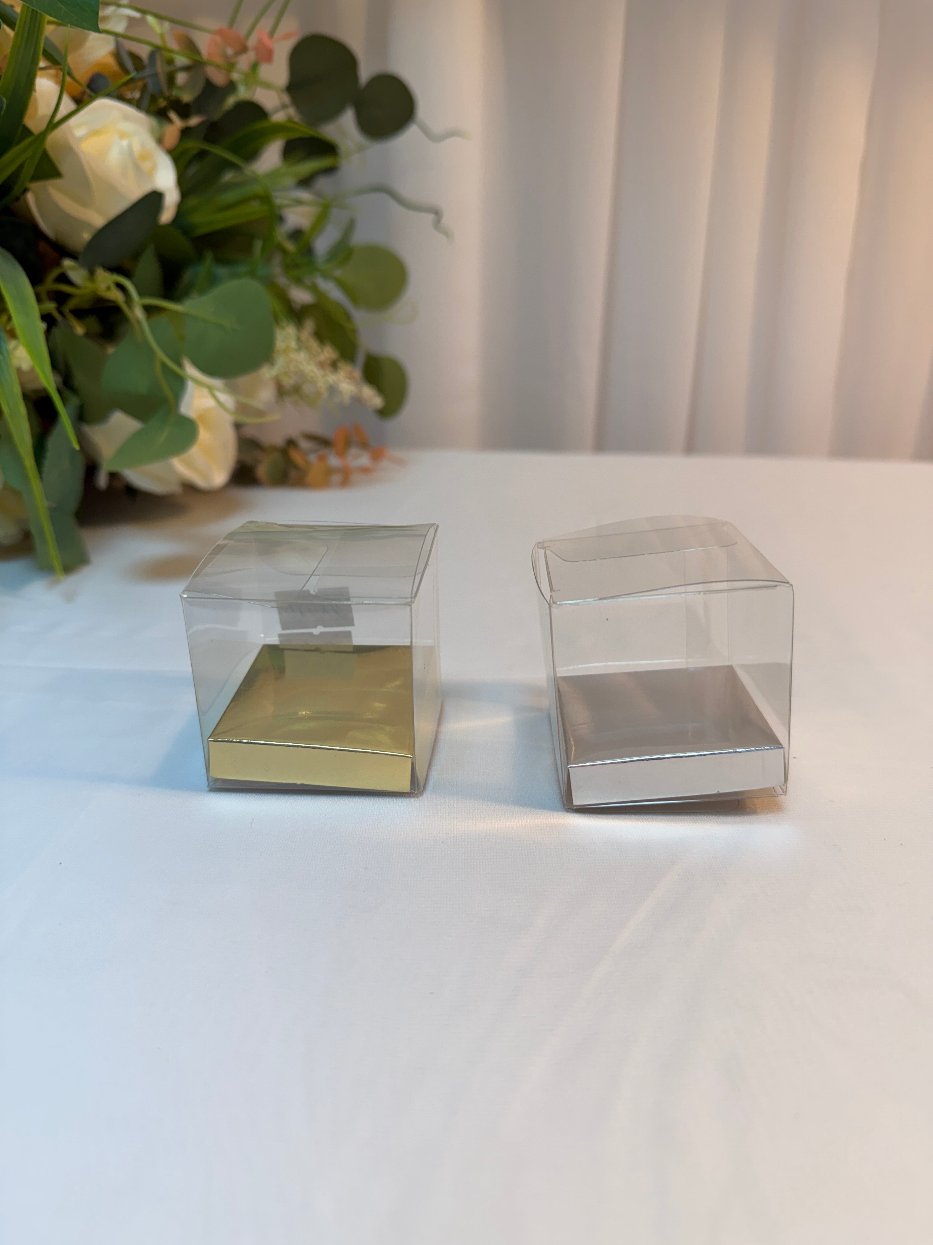 Cutie Acetofan cu Suport Carton  5x5x5cm 50/set