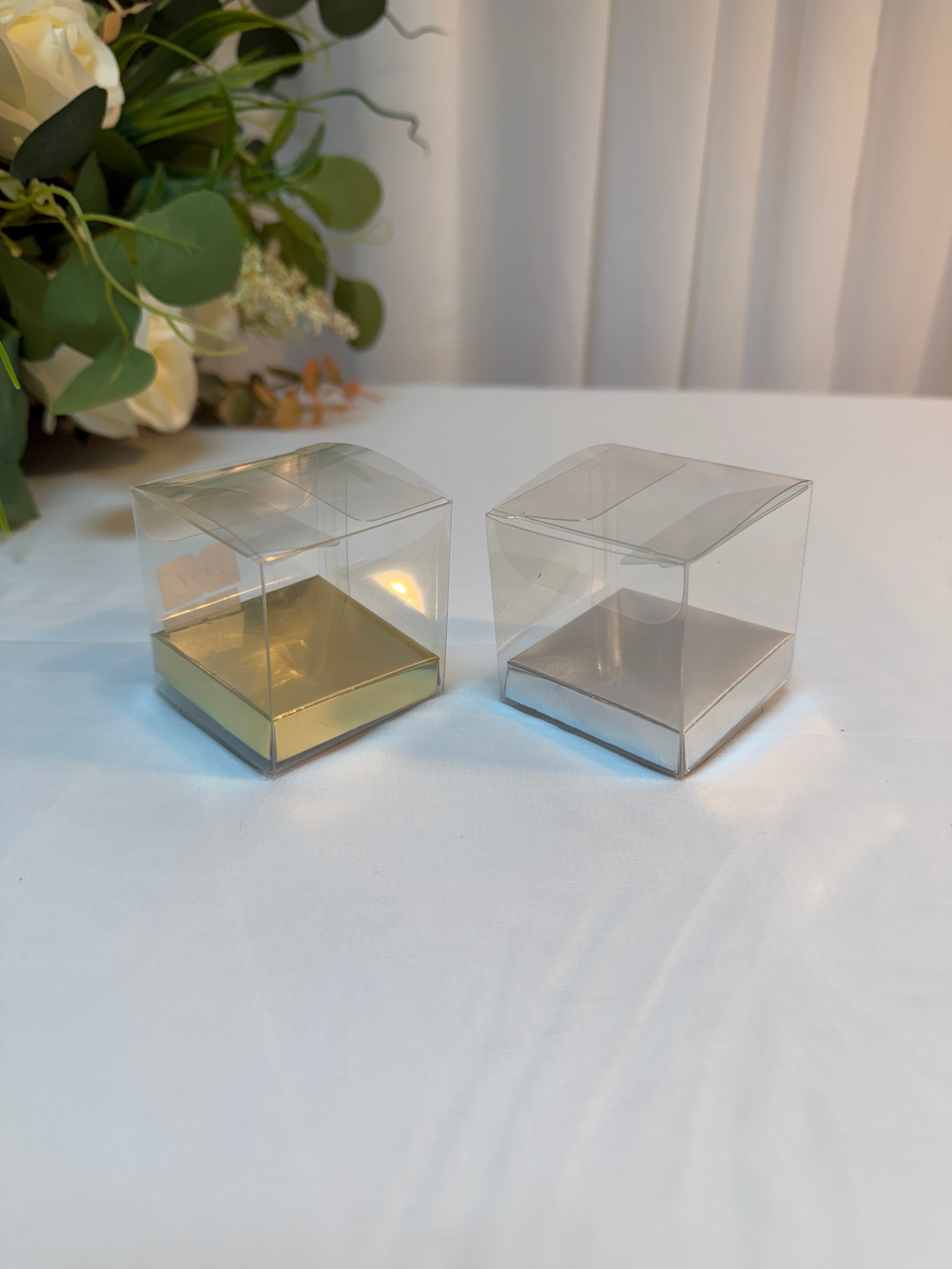 Cutie Acetofan cu Suport Carton  5x5x5cm 50/set