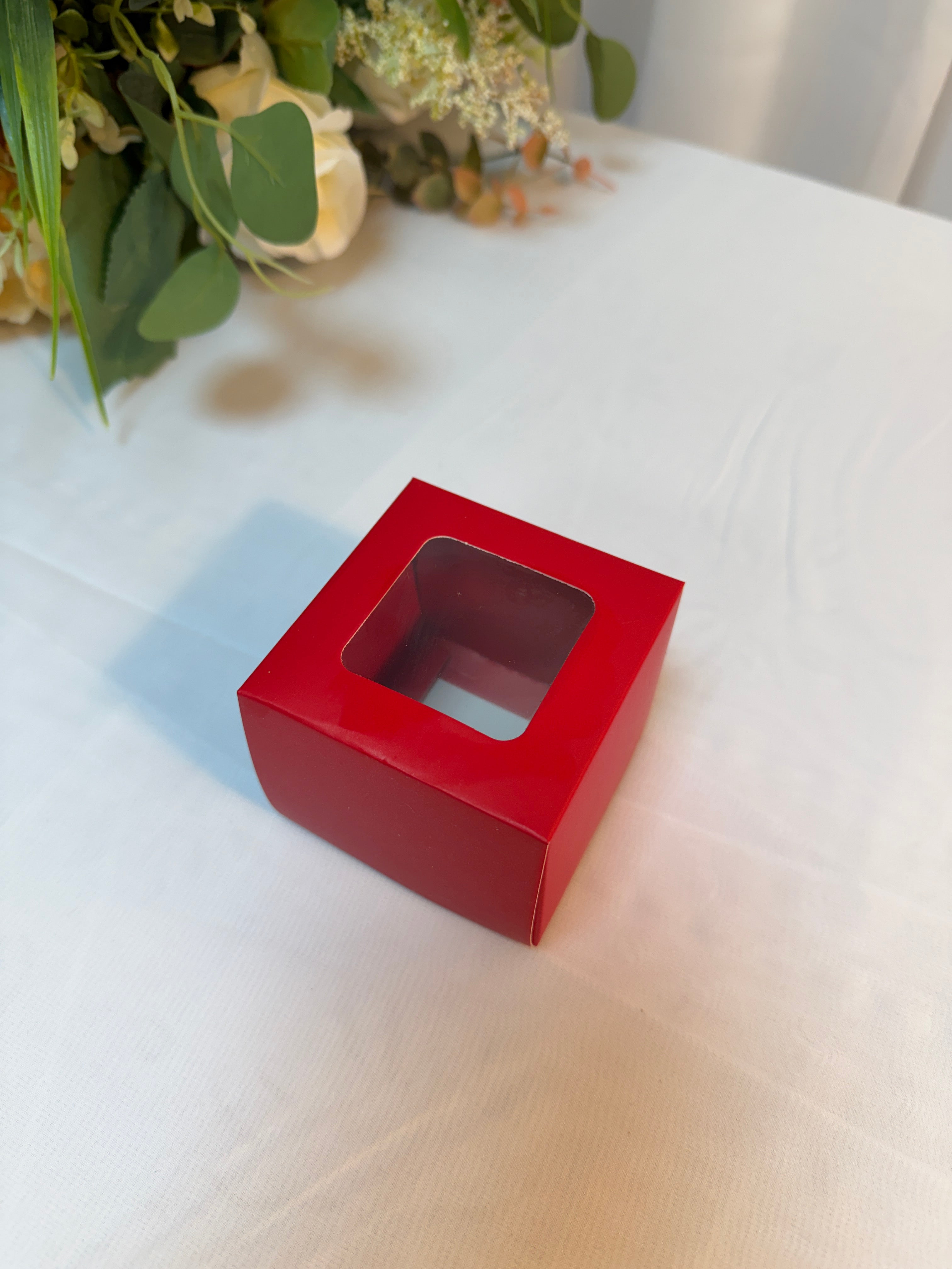 Cutii Cadou Carton Cu Geam 10/set 7,5x7,5x6cm