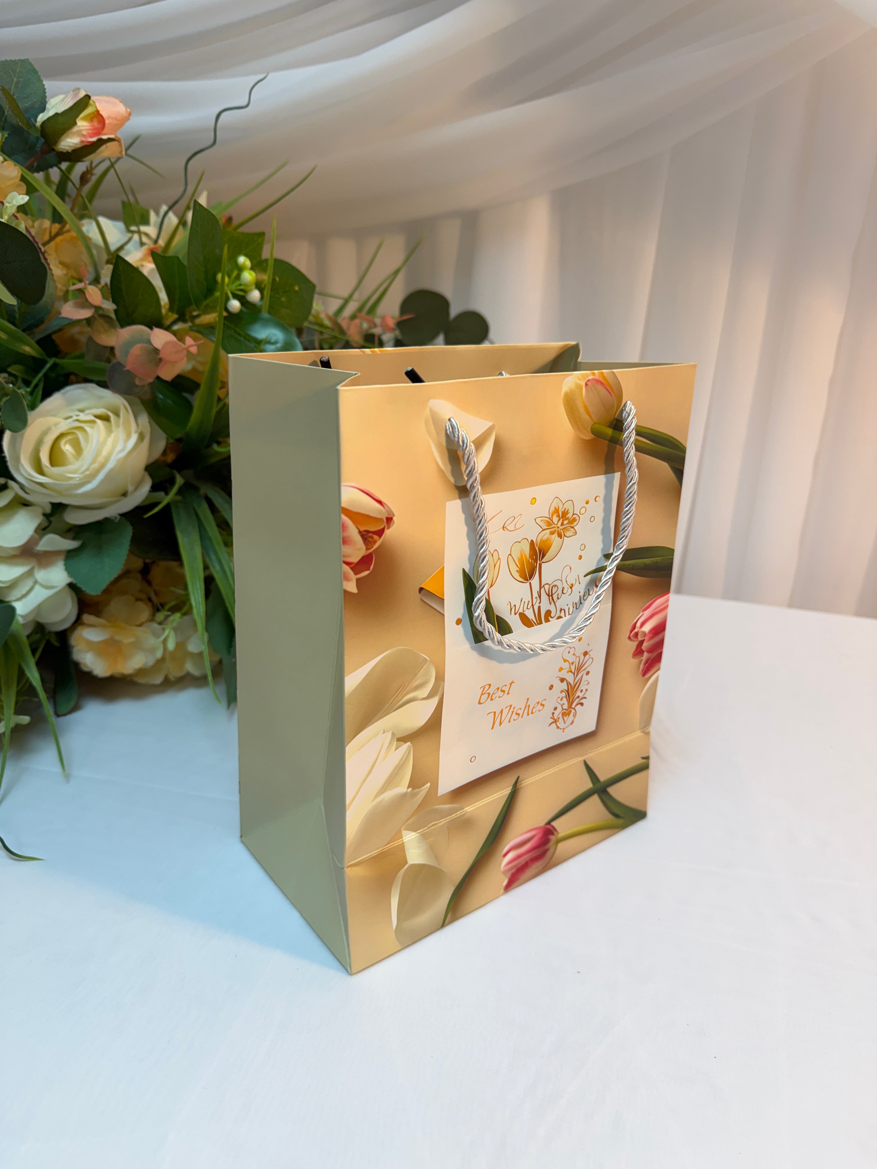 Pungi Cadou Lalele Best Wishs 12/set