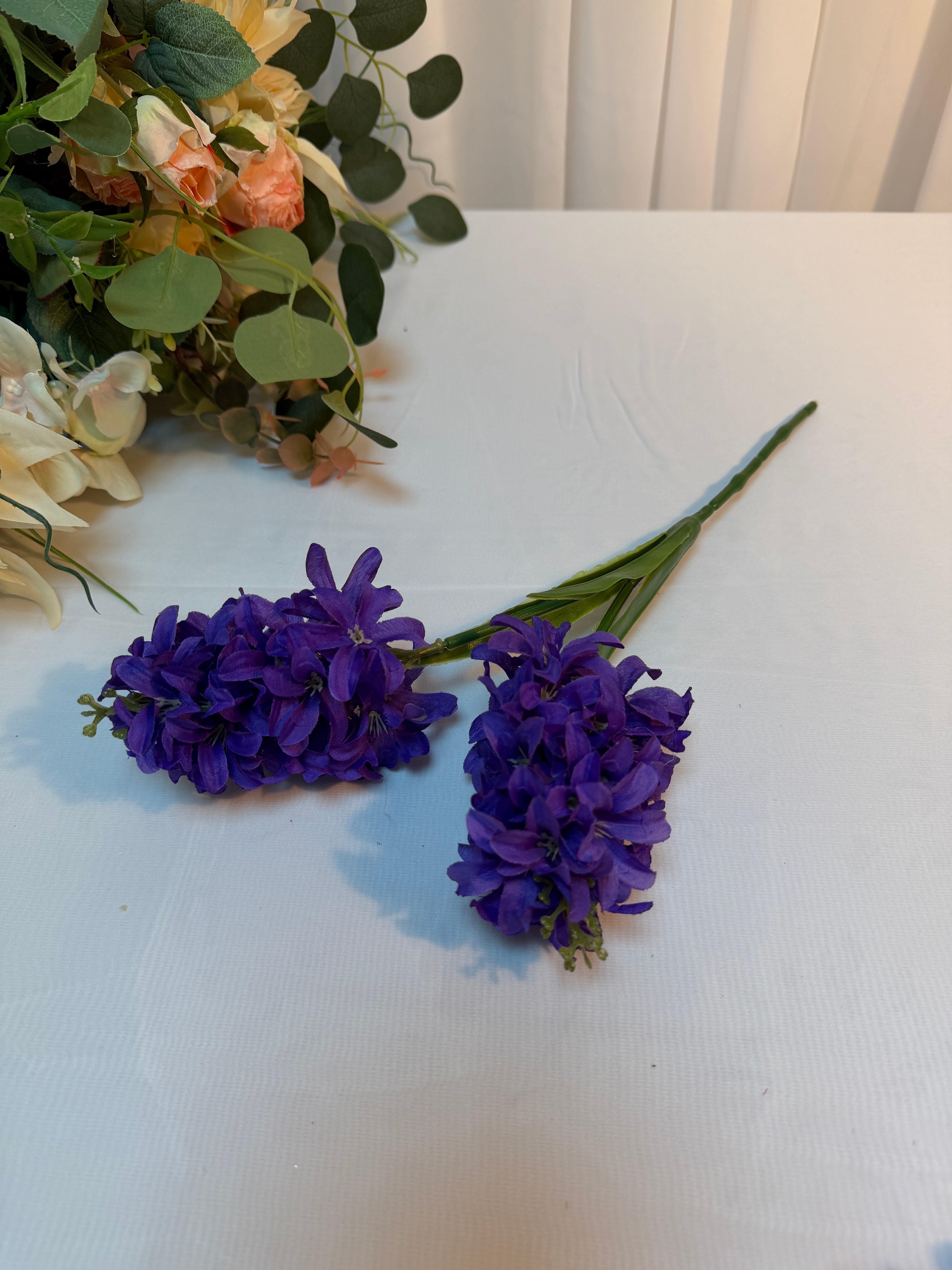 Zambile artificiale Cu 2 Flori