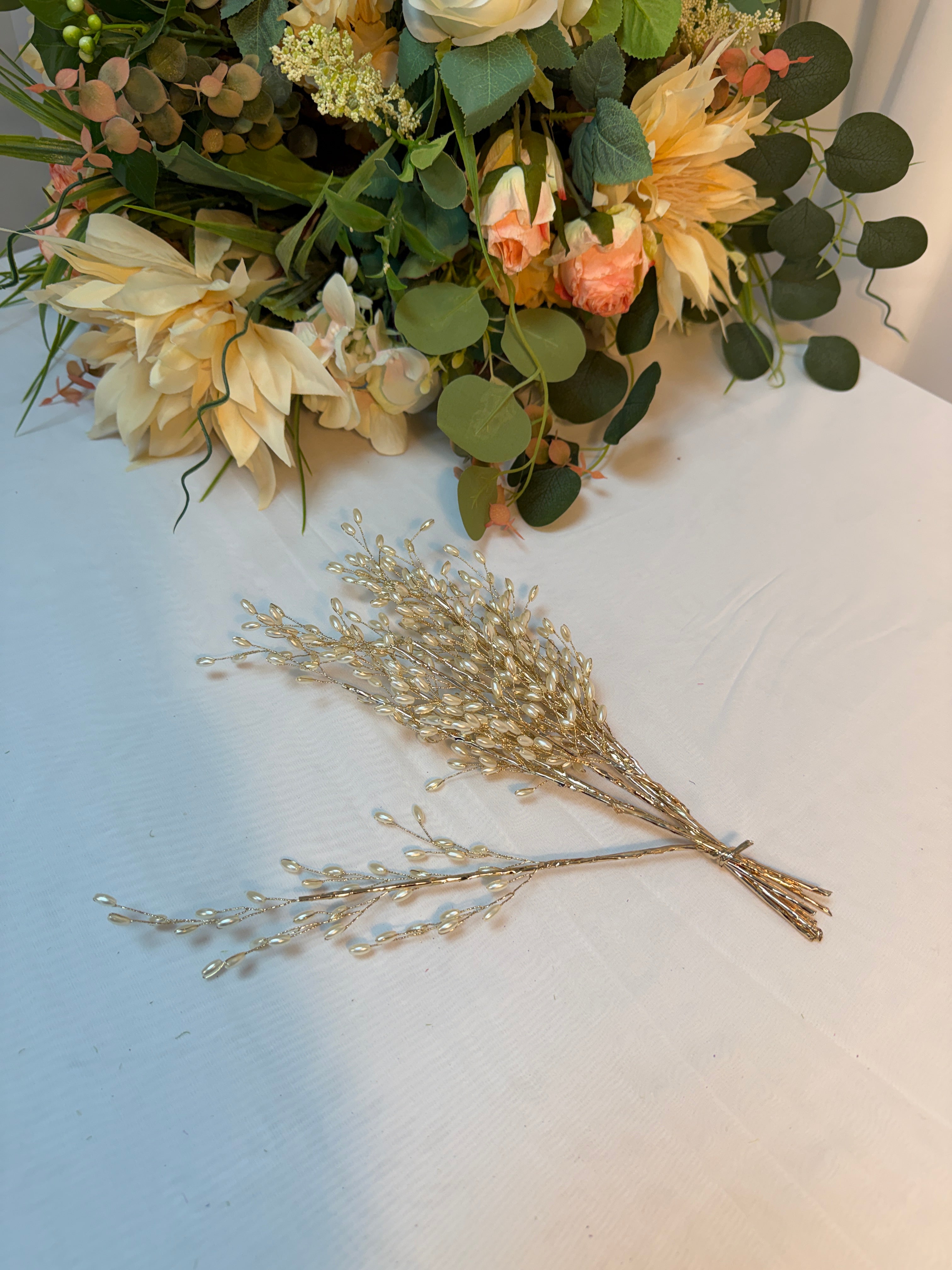 Flori Margele Perla Alungita 10/set