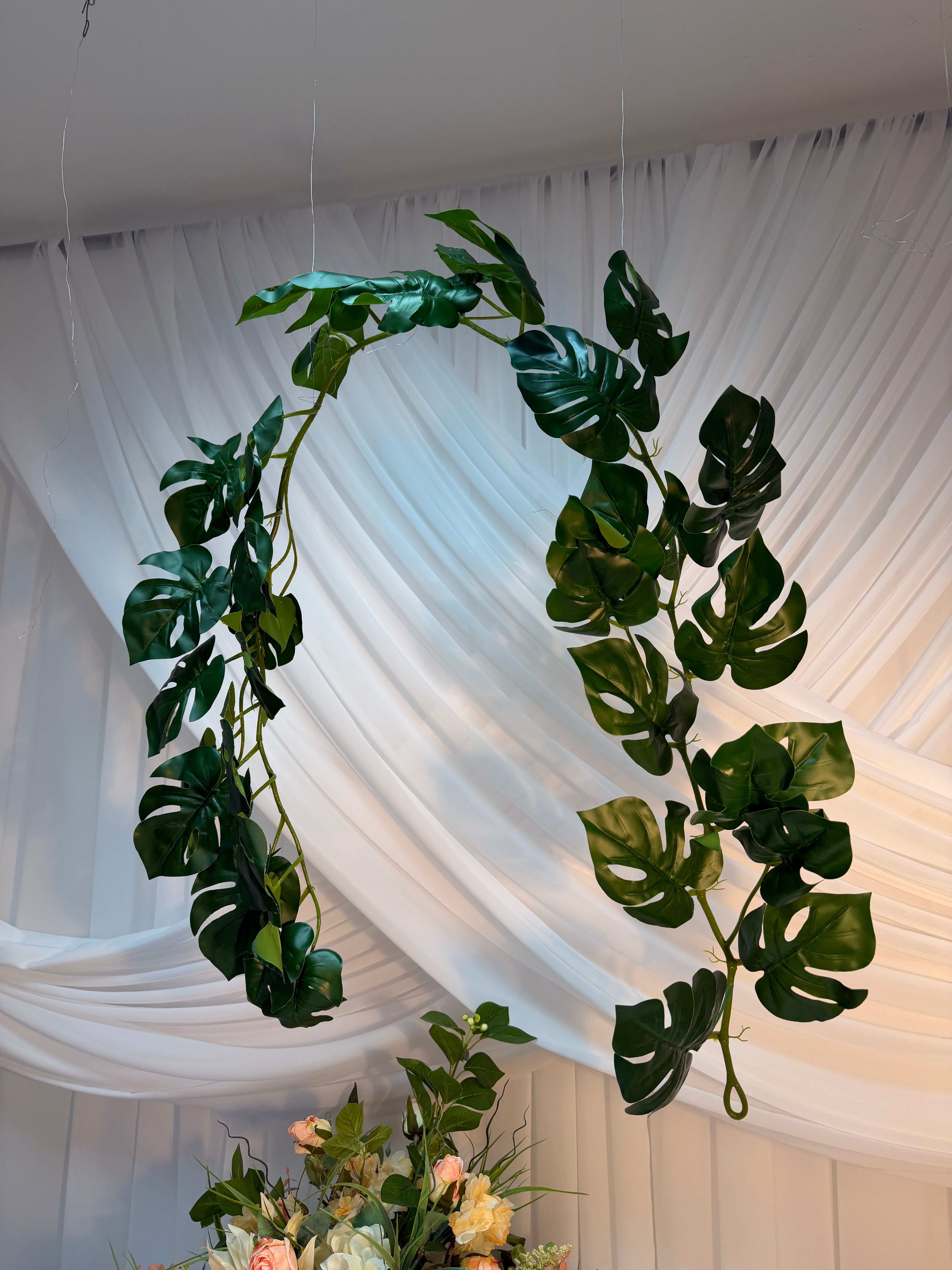 Ghirlanda Frunze Filodendron 1,7cm