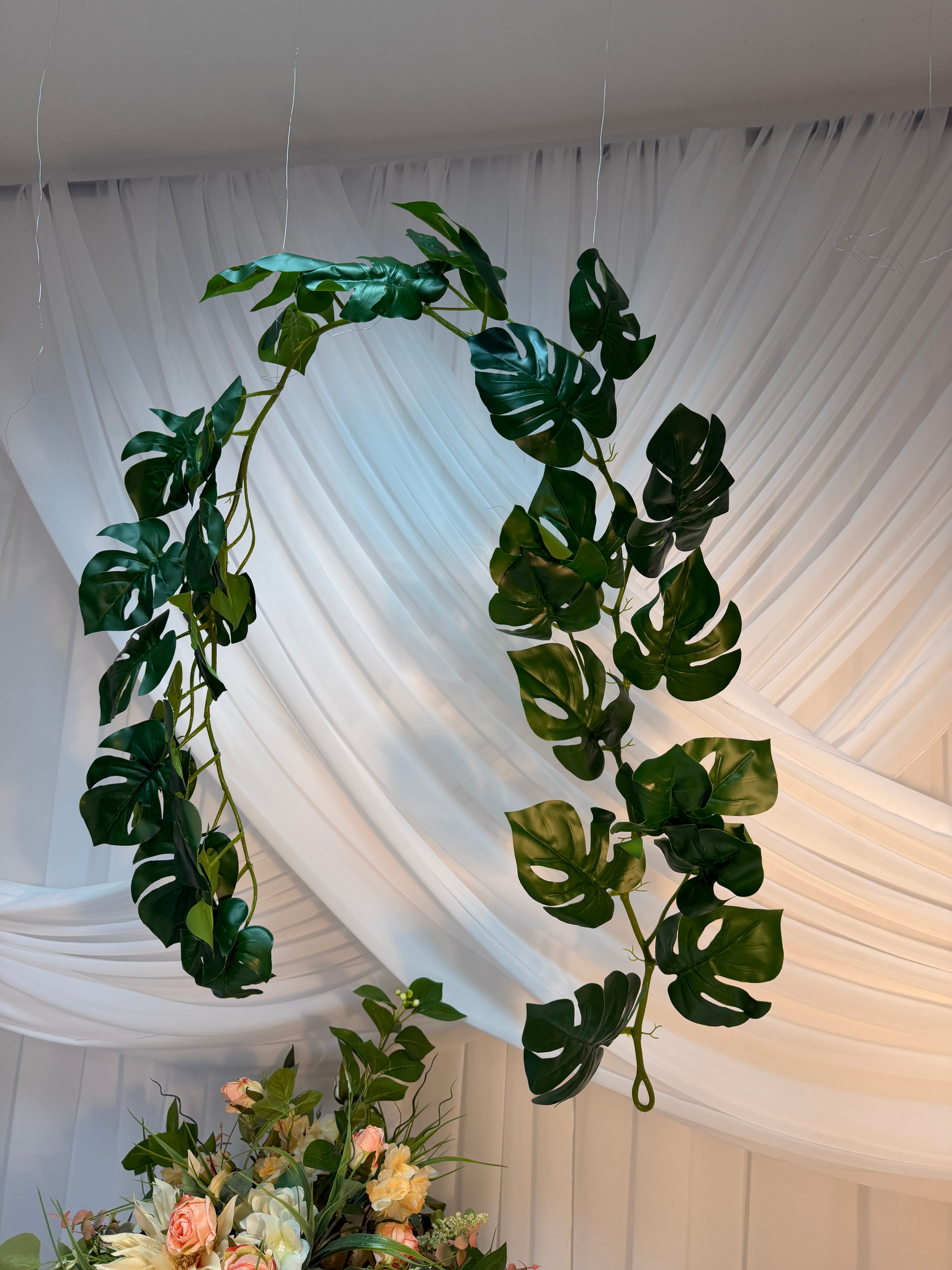 Ghirlanda Frunze Filodendron 1,7cm