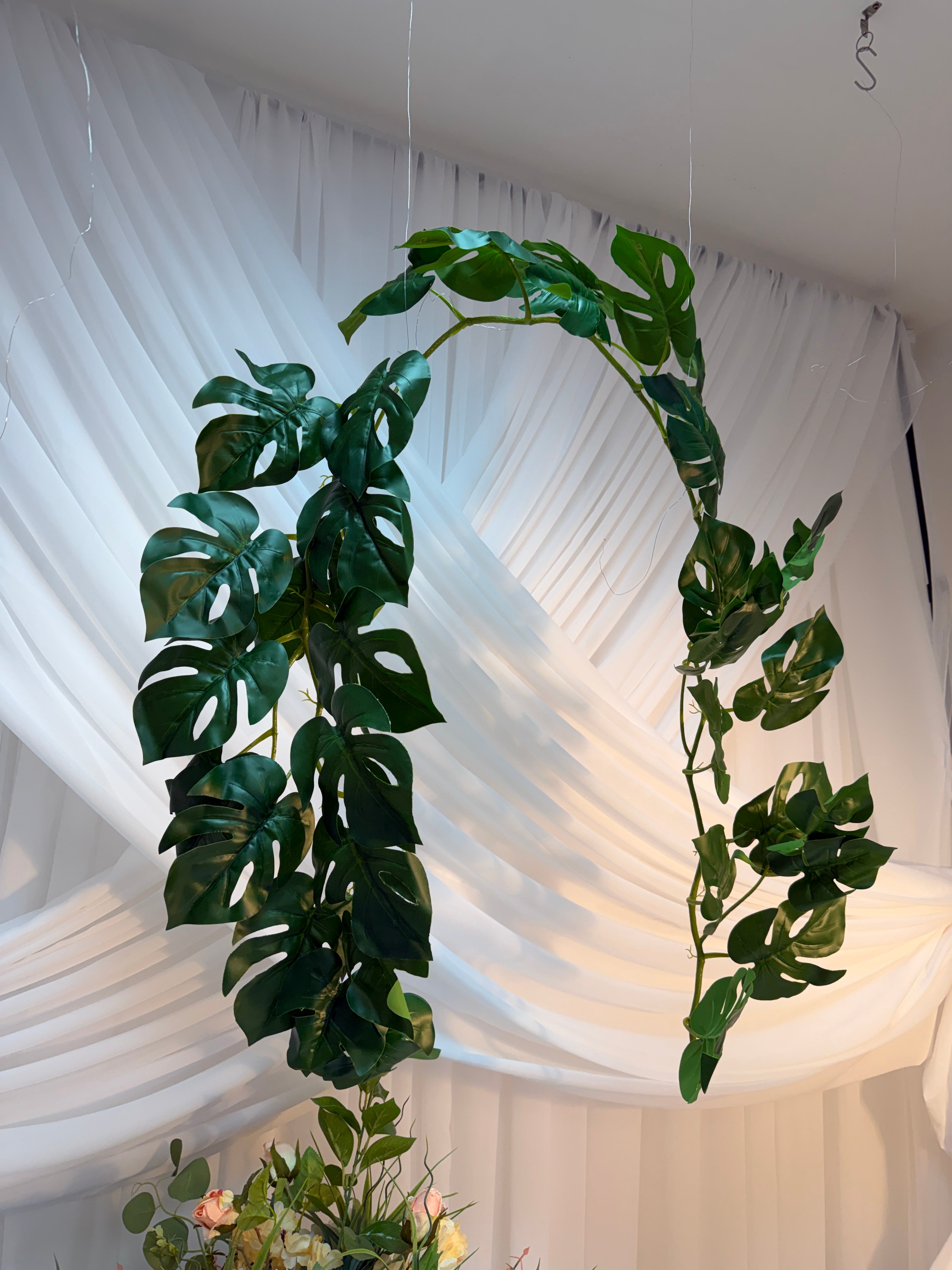 Ghirlanda Frunze Filodendron 1,7cm