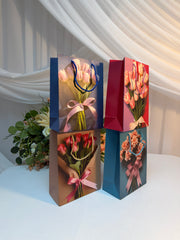 Pungi cadou Buchet Lalele si Trandafiri 12/set