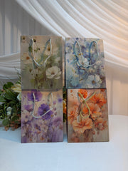 Pungi cadou cu maci pastelate 12/set