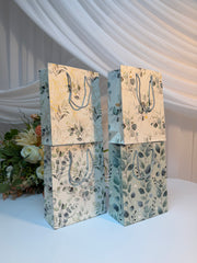 Pungi Cadou Alb-Verde 12/set