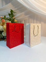 Pungi Cadou imprimeu cu inimi 12/set